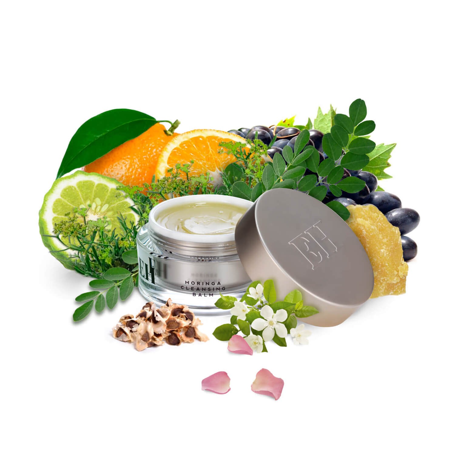 Очищаючий бальзам для обличчя з рушником Emma Hardie Moringa Balm with cloth 