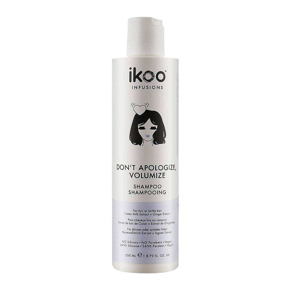 Шампунь для об'єму волосся Ikoo Infusions Don’t Apologize, Volumize Shampoo