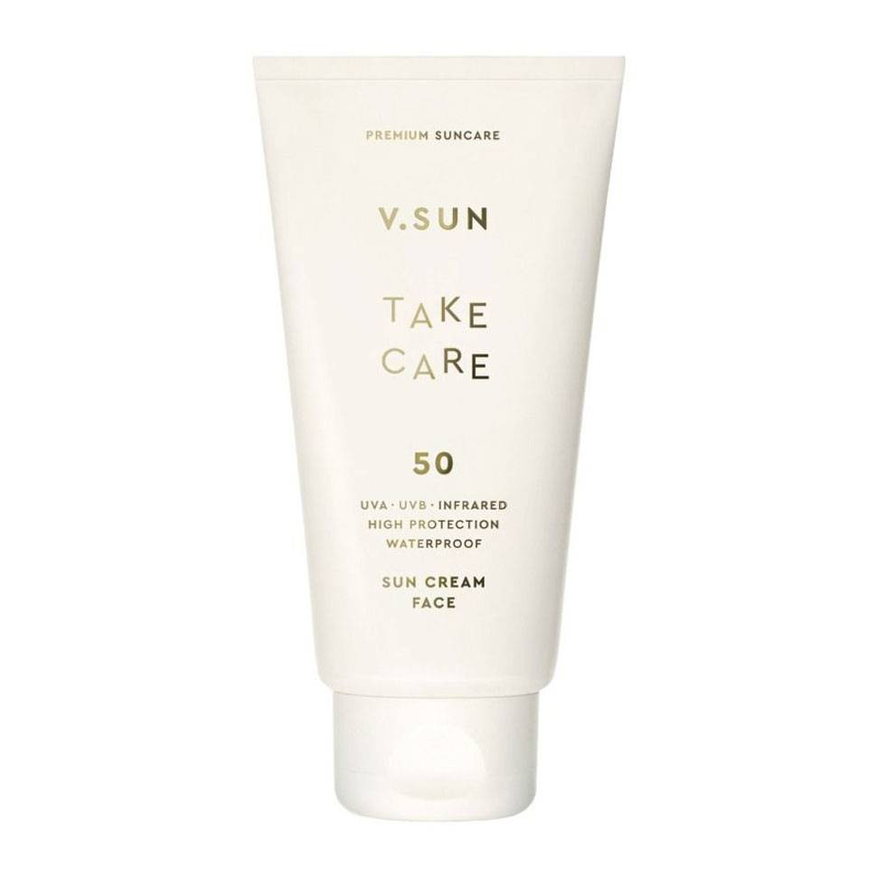 Отзывы о V.SUN Sun Cream Face SPF 50 Take Care Солнцезащитный крем для лица