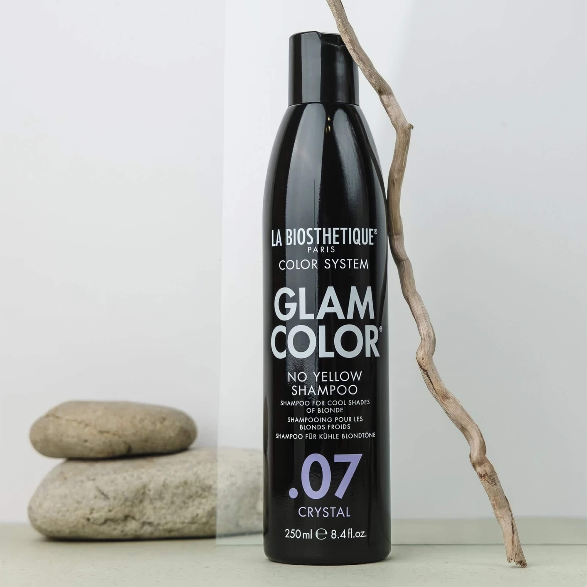 Тонуючий шампунь крижаний кристал La Biosthetique Glam Color Icy Crystal.07.LV Shampoo
