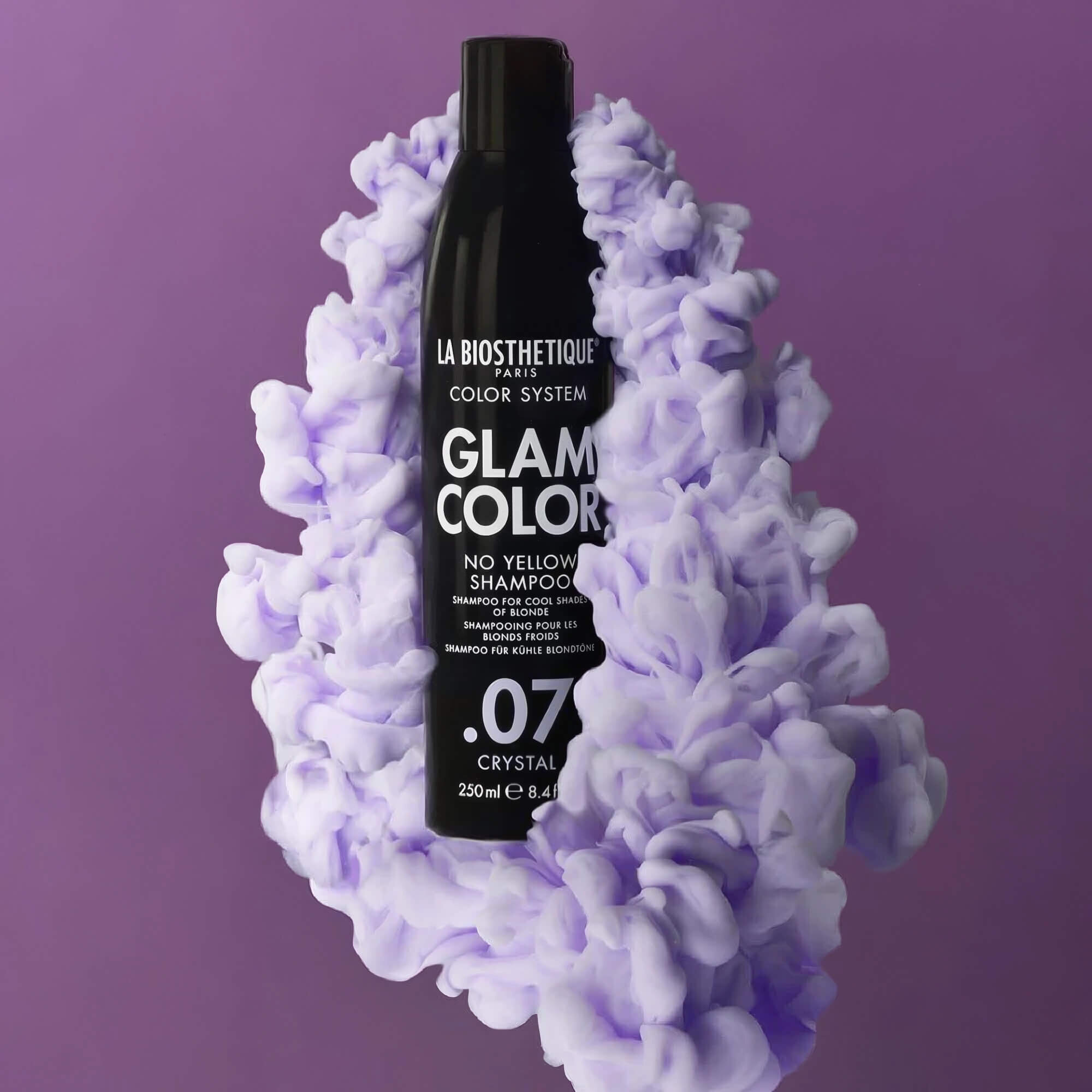 Тонуючий шампунь крижаний кристал La Biosthetique Glam Color Icy Crystal.07.LV Shampoo