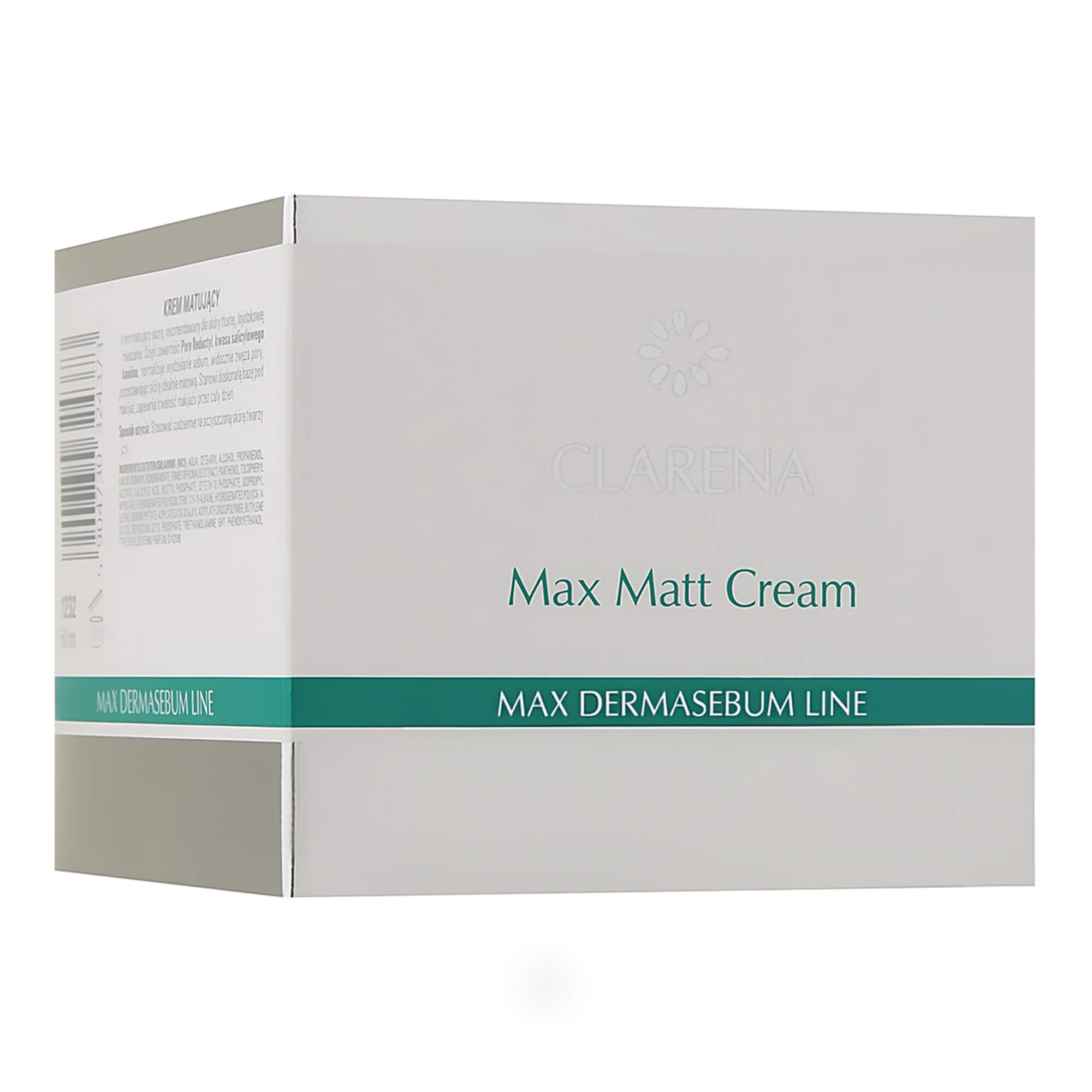 Матирующий крем для лица Clarena Max Matt Cream