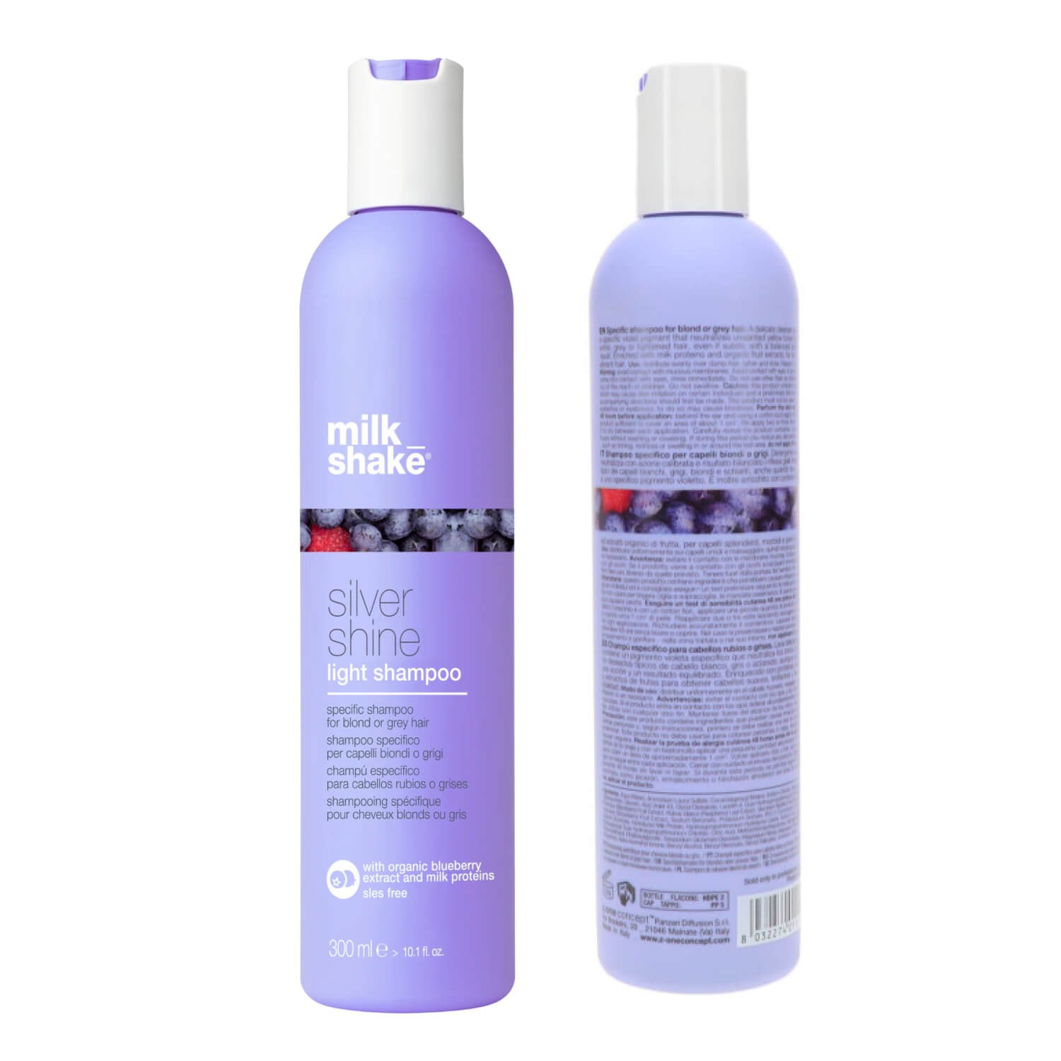 Шампунь для светлых и седых волос Milk Shake Silver Shine Light Shampoo