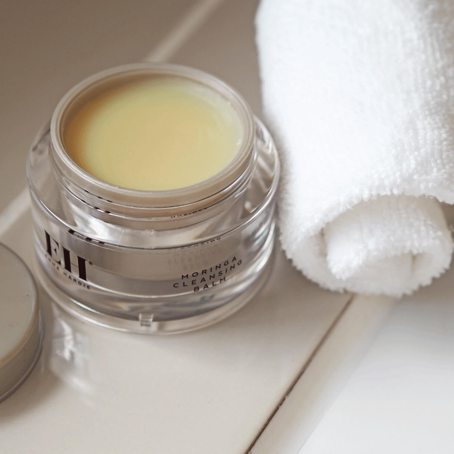 Очищающий бальзам для лица с полотенцем Emma Hardie Moringa Balm with cloth big