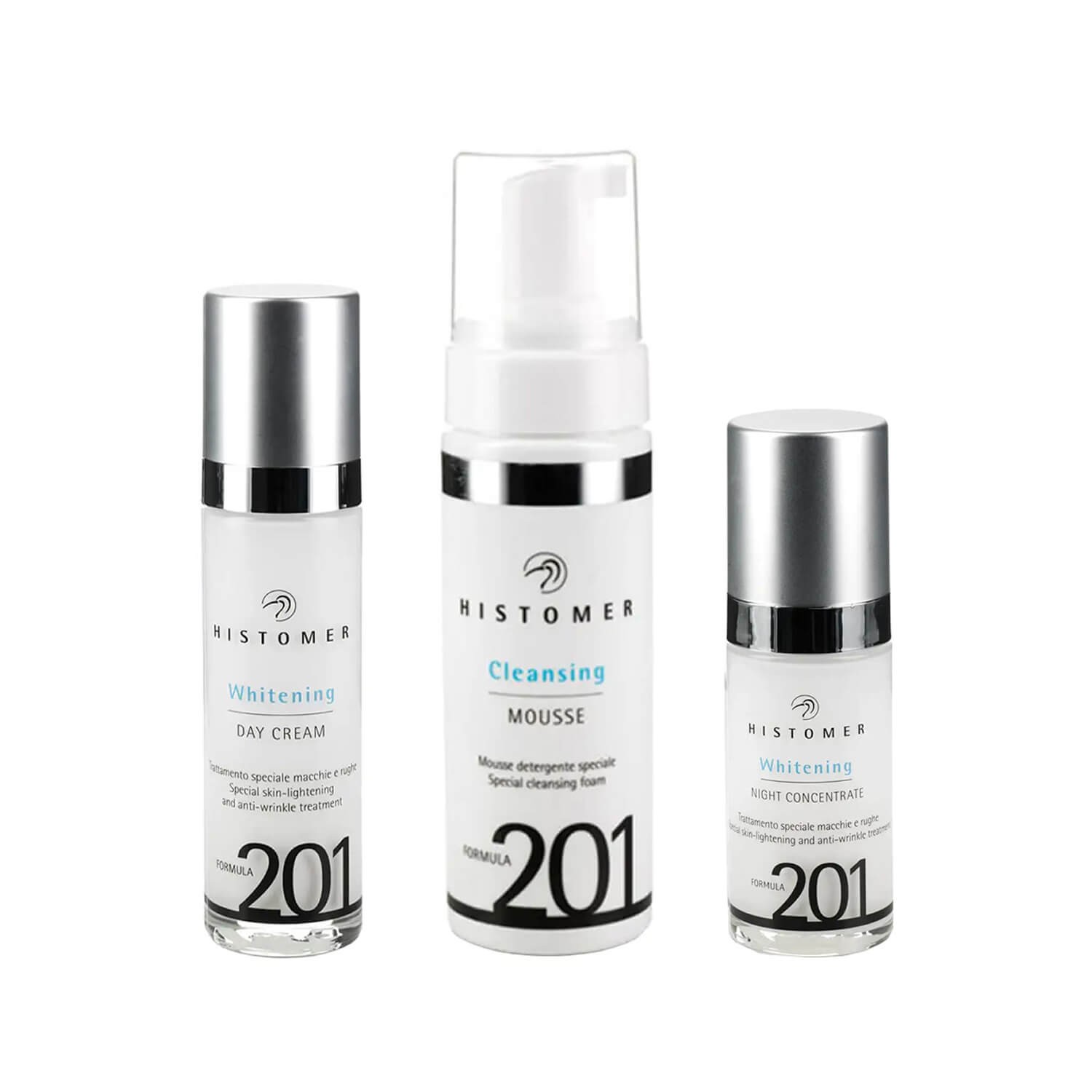 Набір комплексного догляду «Сяйво та відбілювання» Histomer Formula 201 Whitening Complete Treatment Kit