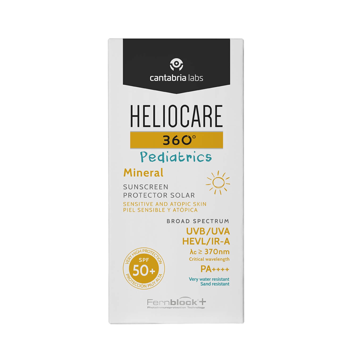 Дитячий мінеральний сонцезахисний гель-крем Cantabria Labs Heliocare SPF 50+ Children's