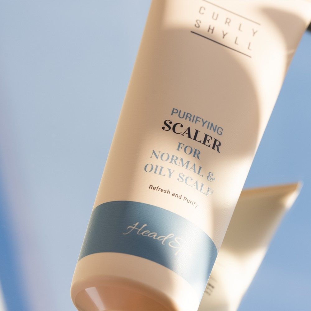 Очищающий пилинг для жирной кожи головы Curly Shyll Purifying Scaler For Normal And Oily Scalps