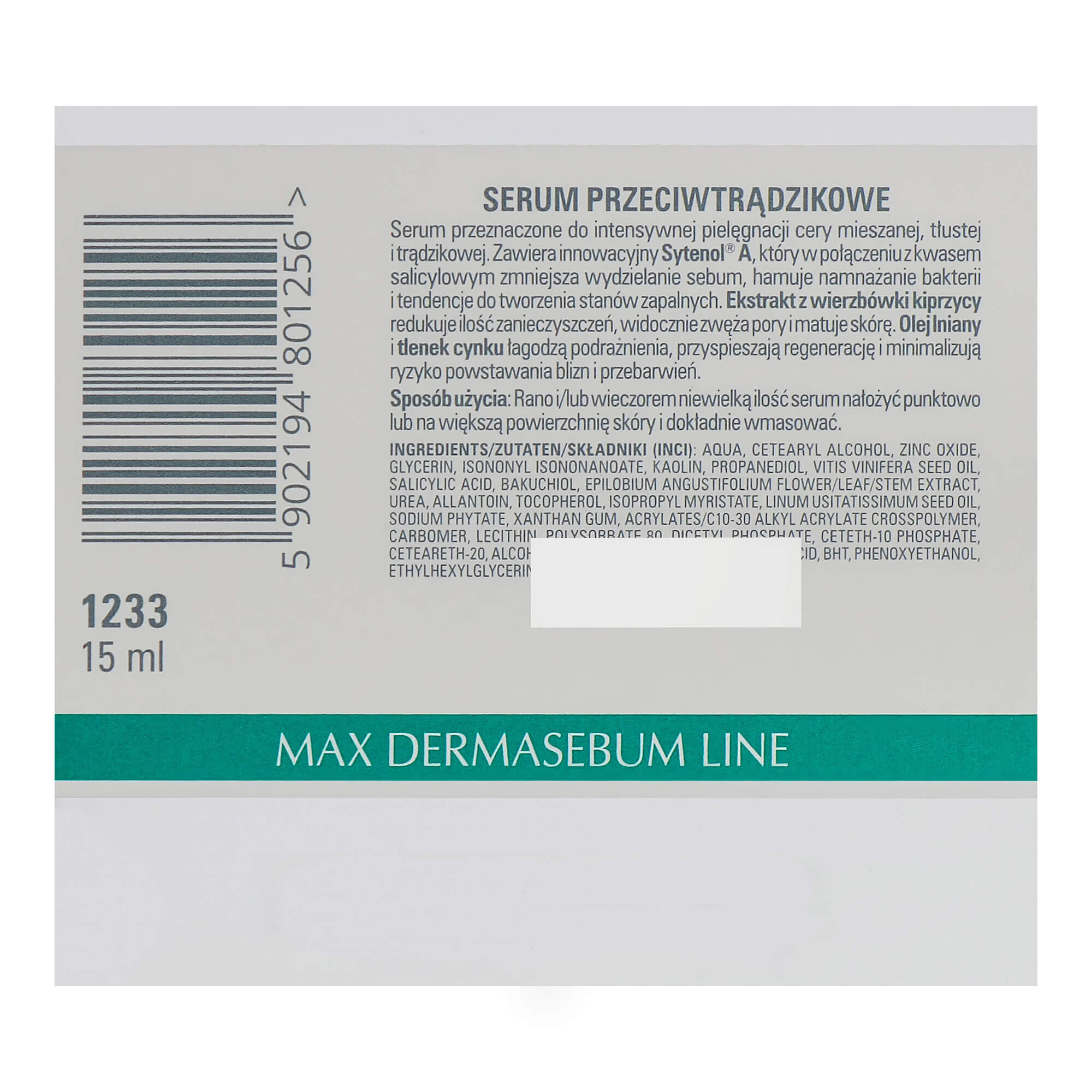 Сыворотка против акне локального действия Clarena Max Anti Acne Serum