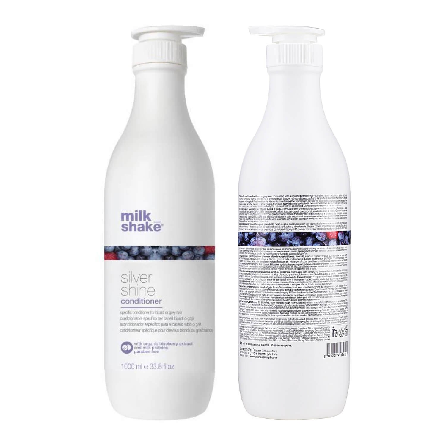 Кондиционер для светлых и седых волос Milk Shake Silver Shine Conditioner