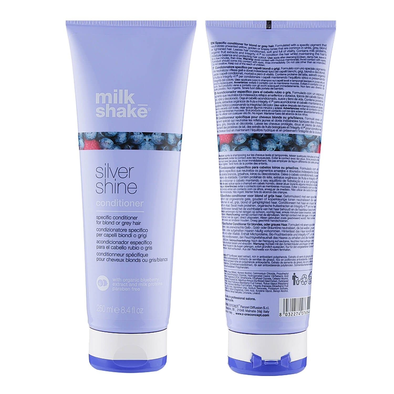 Кондиционер для светлых и седых волос Milk Shake Silver Shine Conditioner
