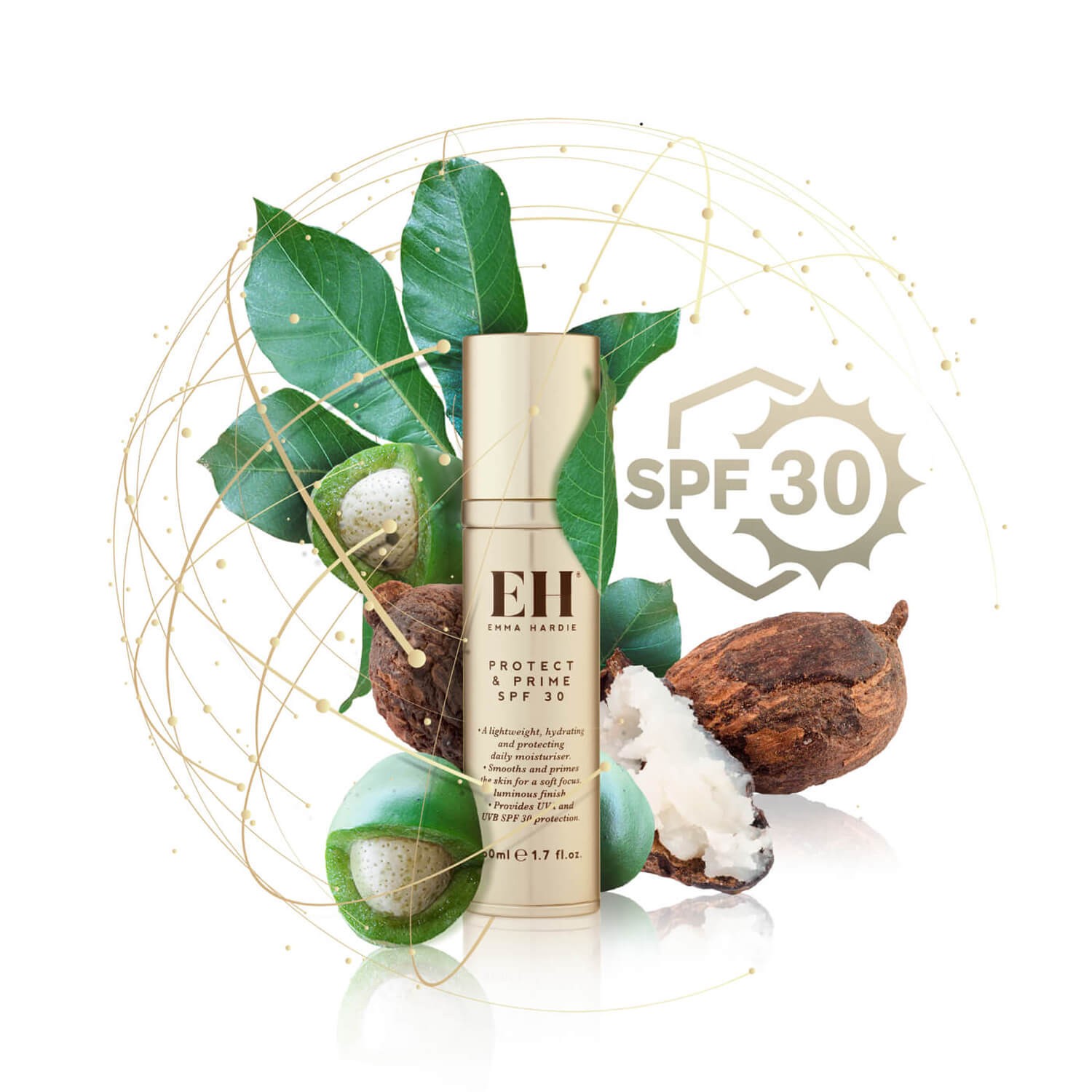 Сонцезахисний засіб для обличчя Emma Hardie Protect & Prime SPF 30 