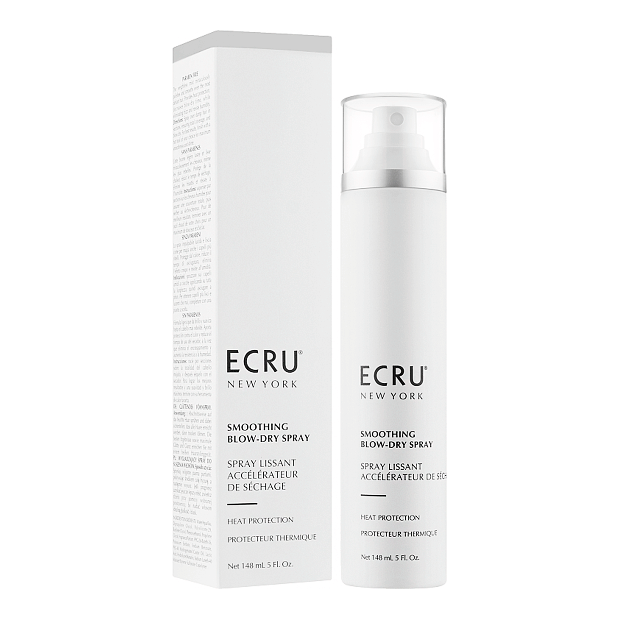 Розгладжуючий спрей для укладання феном Ecru New York Smoothing Blow-Dry Spray 