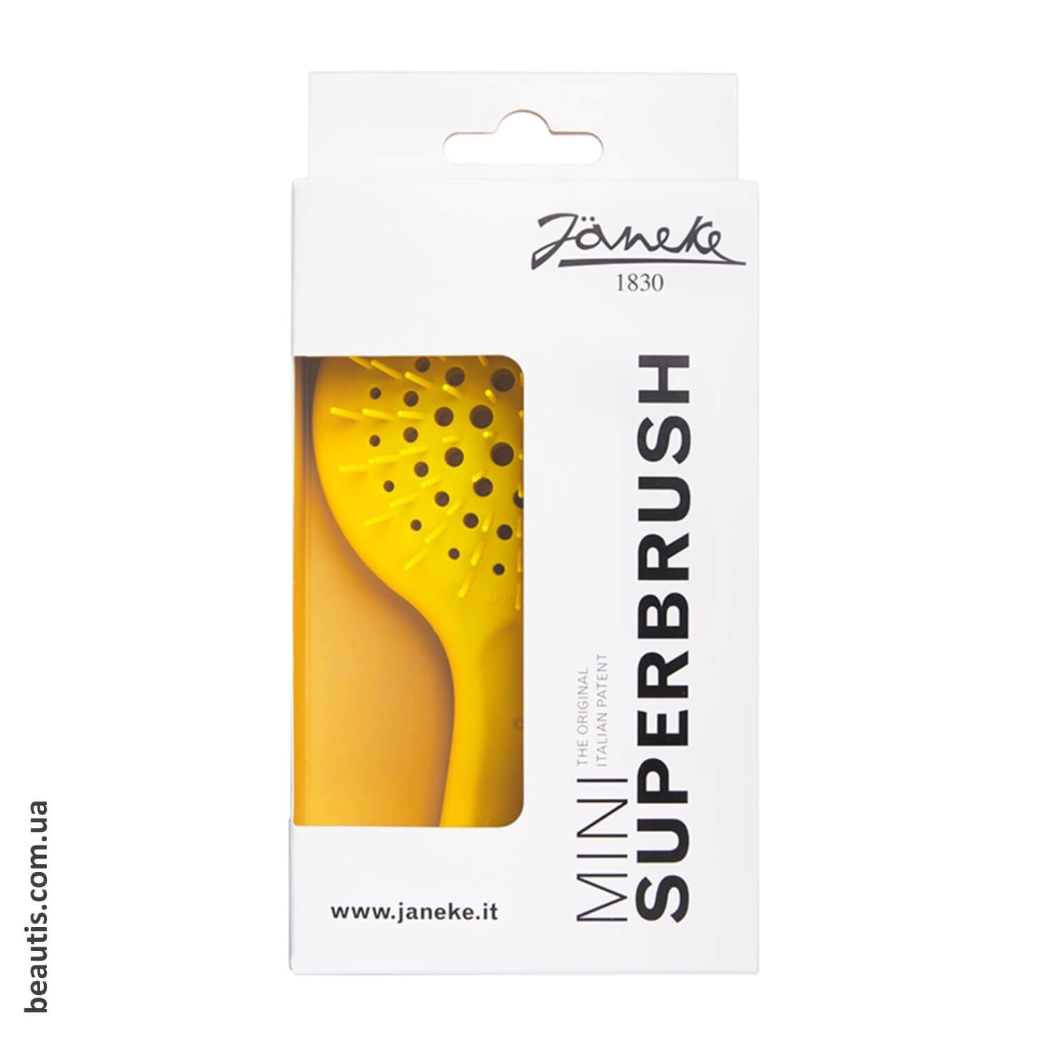 Міні гребінець жовтий Janeke MINI Superbrush Yellow