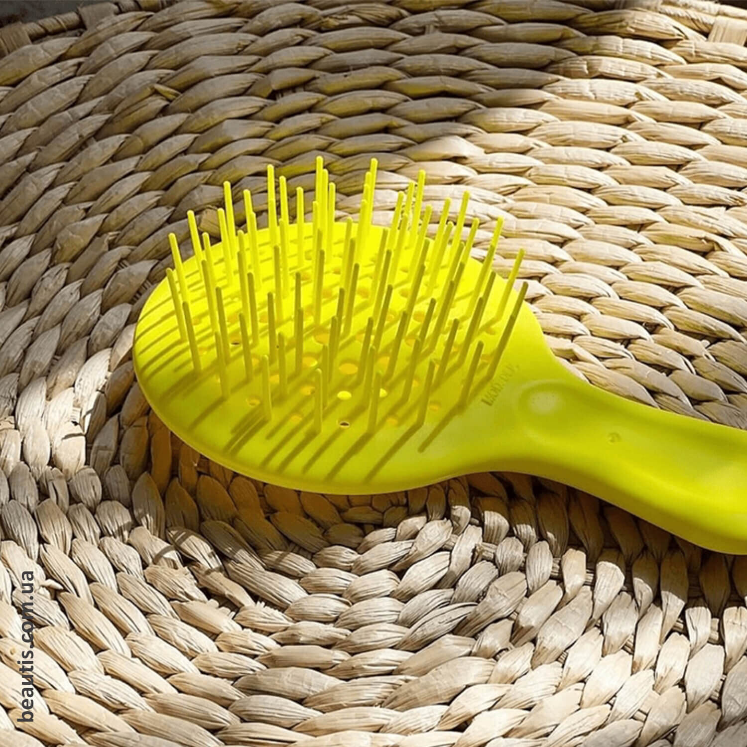 Міні гребінець жовтий Janeke MINI Superbrush Yellow