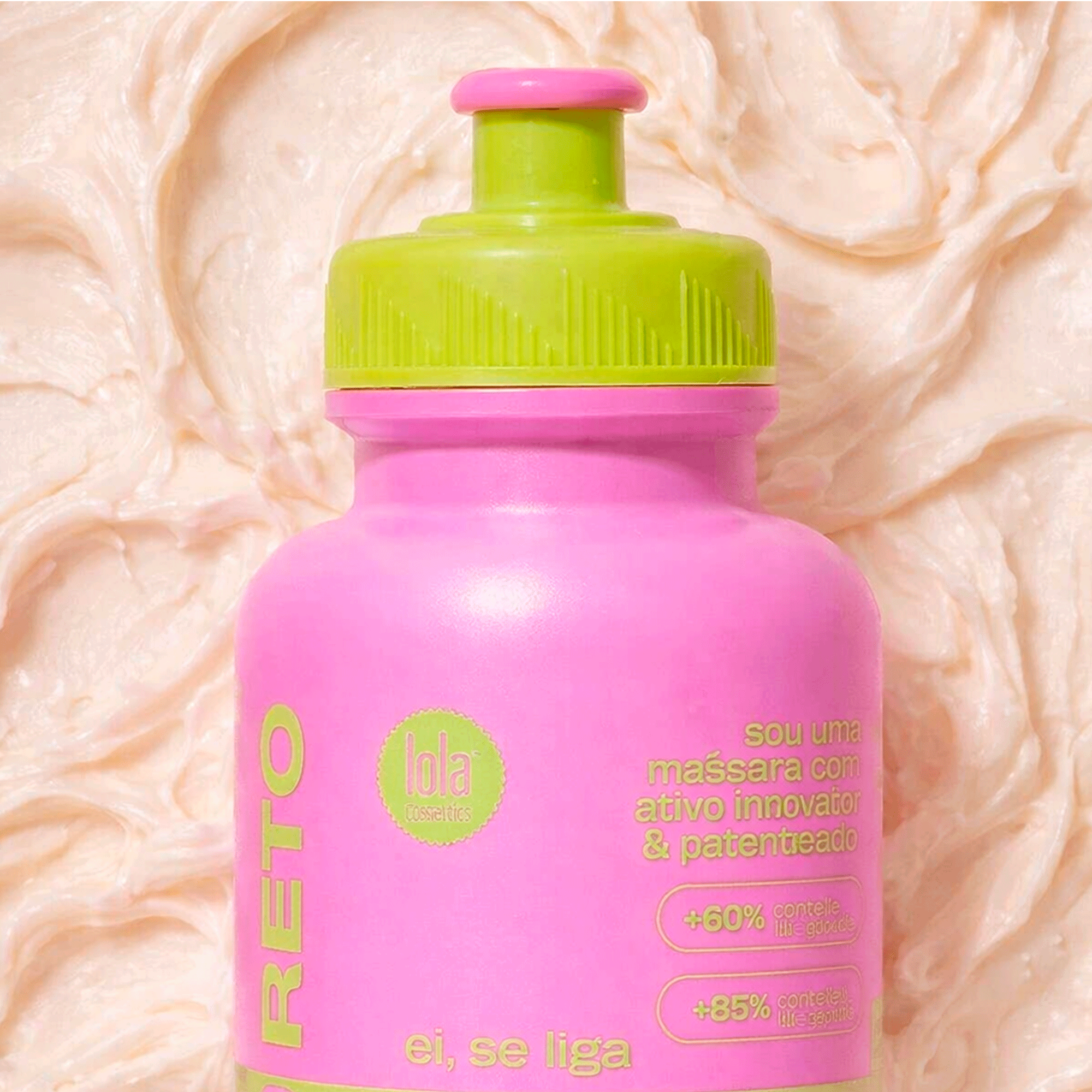 Маска відновлююча для волосся Lola Cosmetics Papo Reto Máscara Fluída
