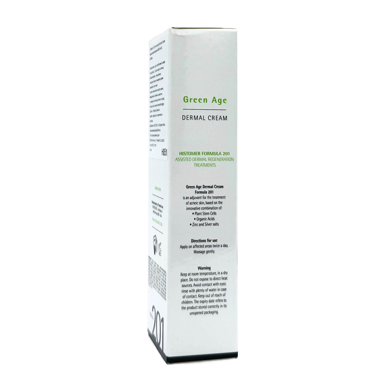 Крем для відновлення проблемної шкіри Histomer Formula 201 Green Age Dermal Cream