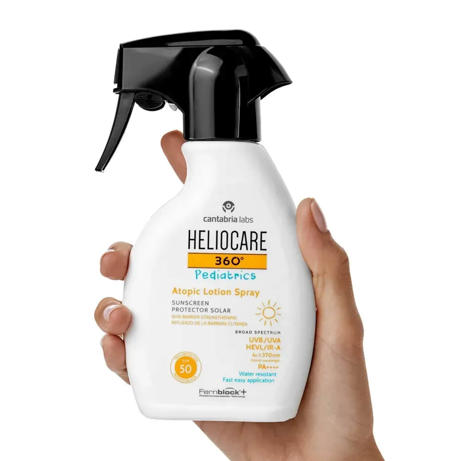 Дитячий сонцезахисний спрей для атопічної шкіри Cantabria Labs Heliocare Spray SPF 50 