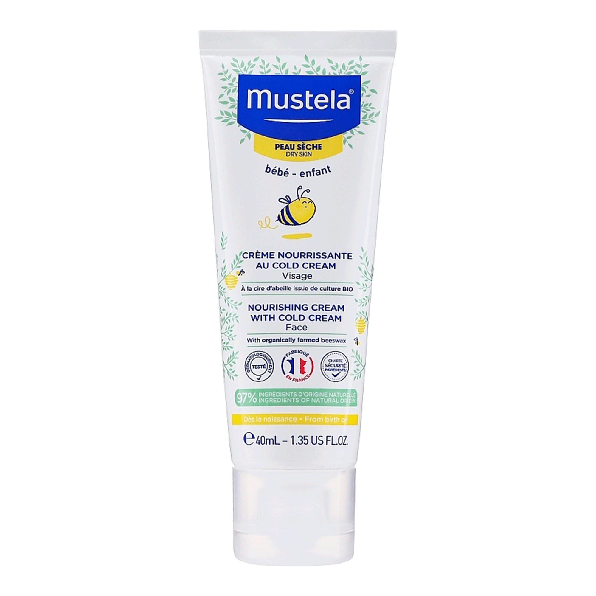 Mustela Питательный крем для лица с колд-кремом