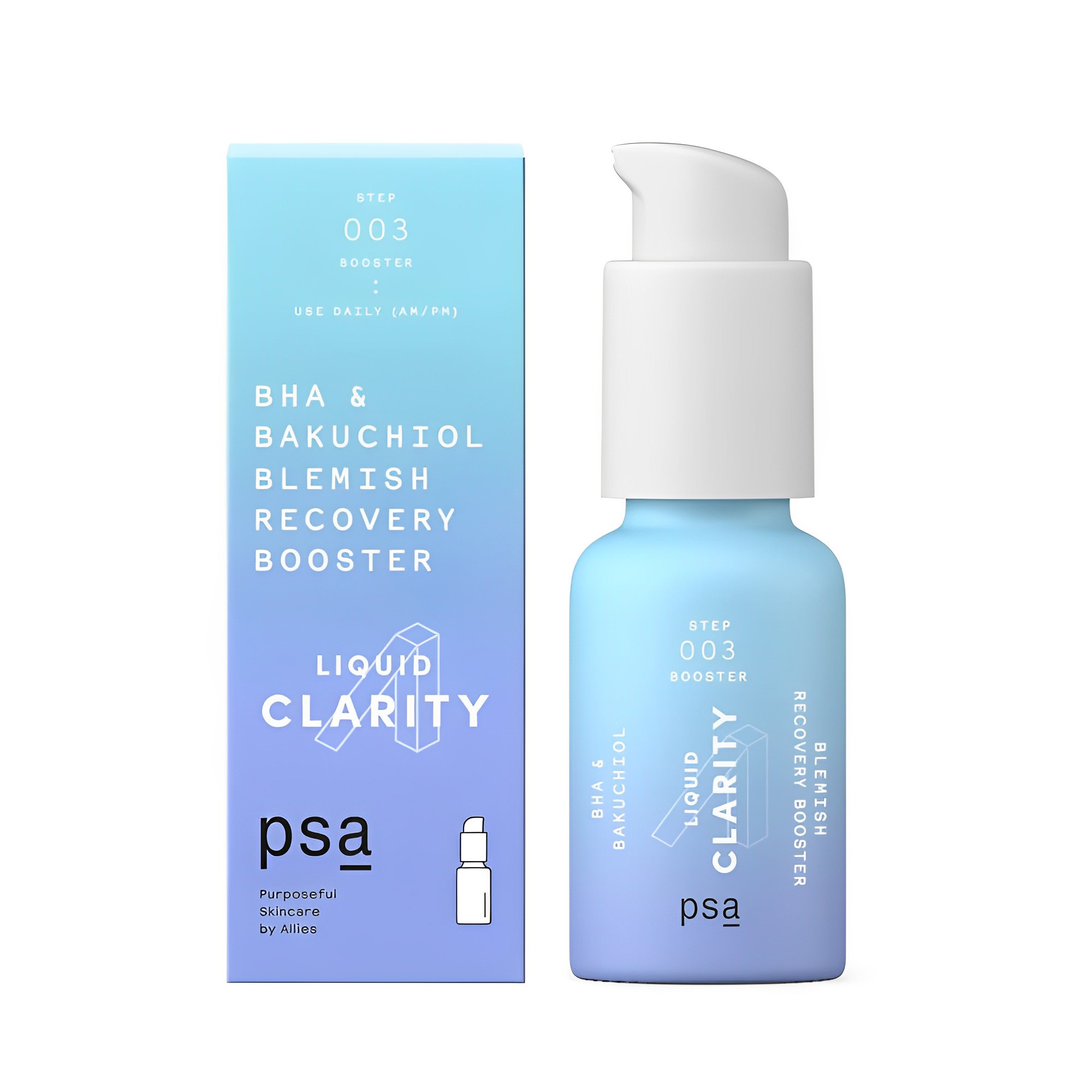 Сироватка для проблемної шкіри PSA Liquid clarity BHA & Bakuchiol Blemish Recovery Booster