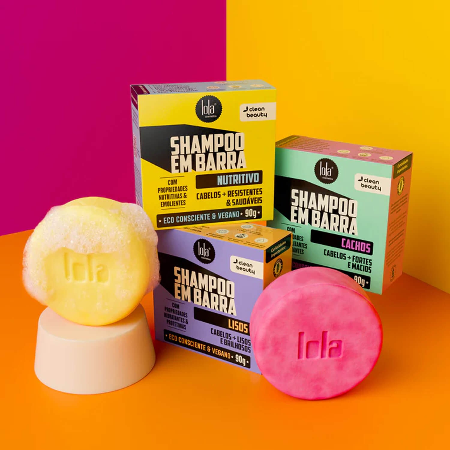 Твердий шампунь для кучерявого волосся Lola Cosmetics Em Barra Cachos Shampoo