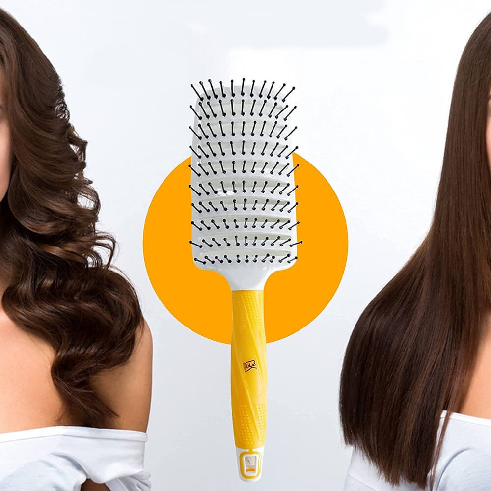 Широкая продувная расческа Global Keratin Vent Brush 3