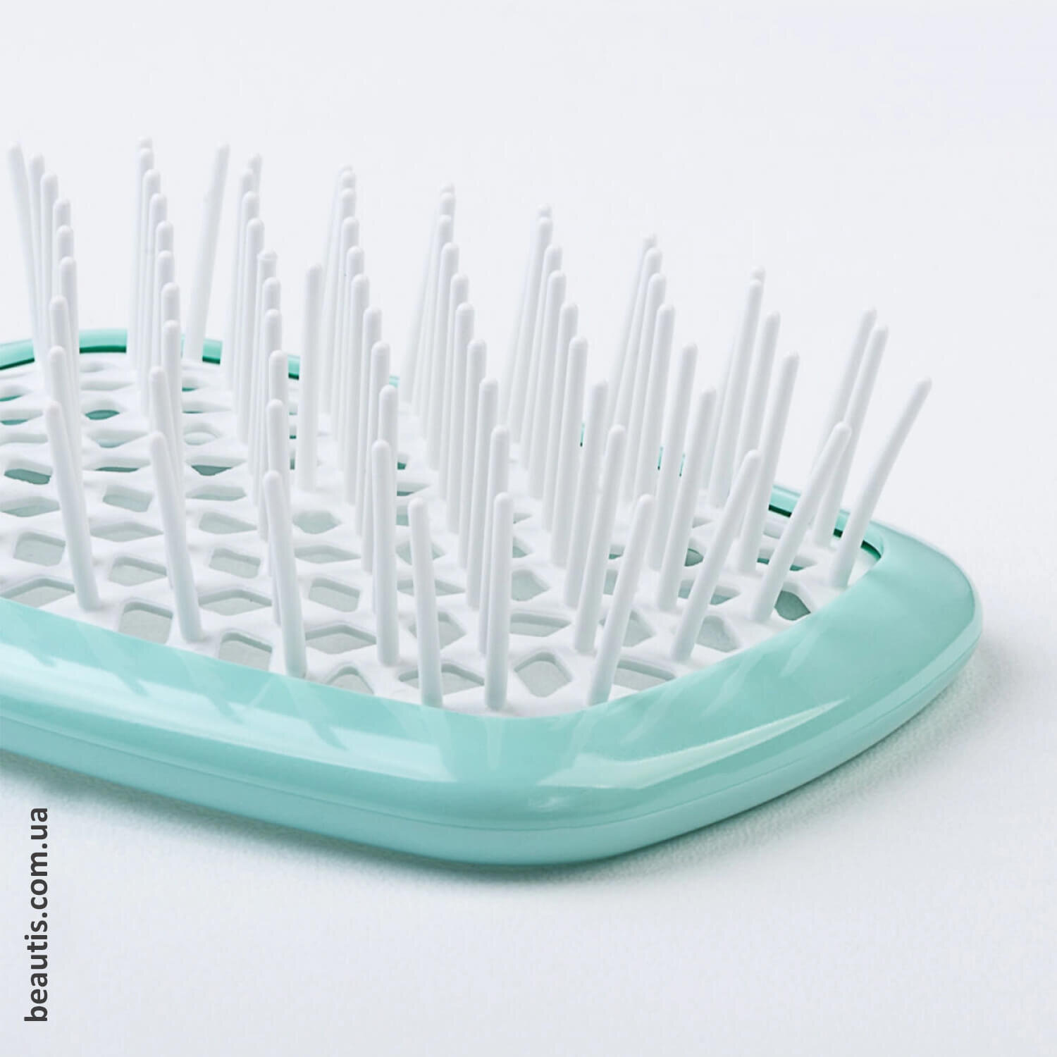 Гребінець блакитний з білим Janeke Superbrush Standart Tiffany