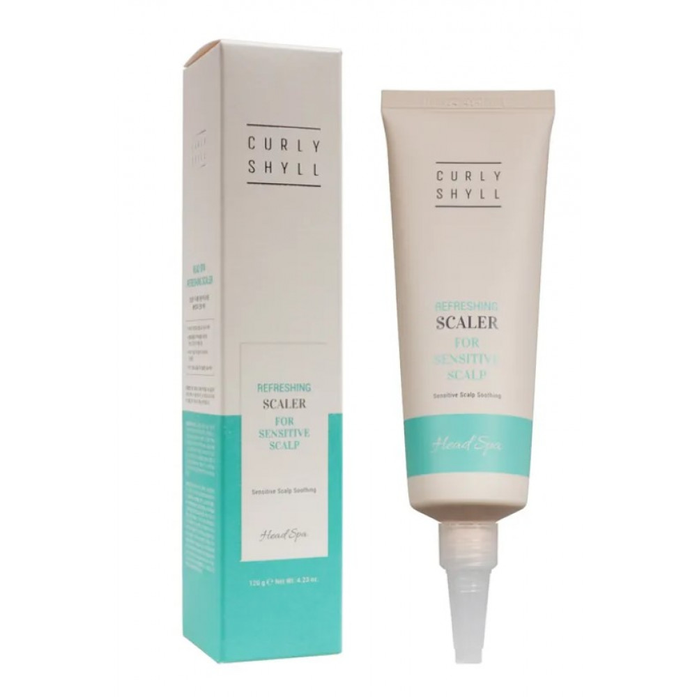 Очищающий пилинг для чувствительной кожи головы Curly Shyll Refreshing Scaler For Sensitive Scalp
