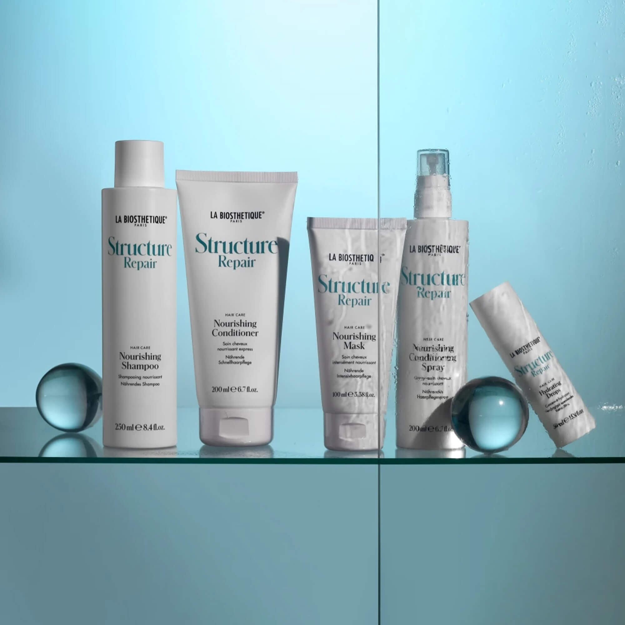 Увлажняющие капли для восстановления структуры волос La Biosthetique Structure Repair Hydrating Drops