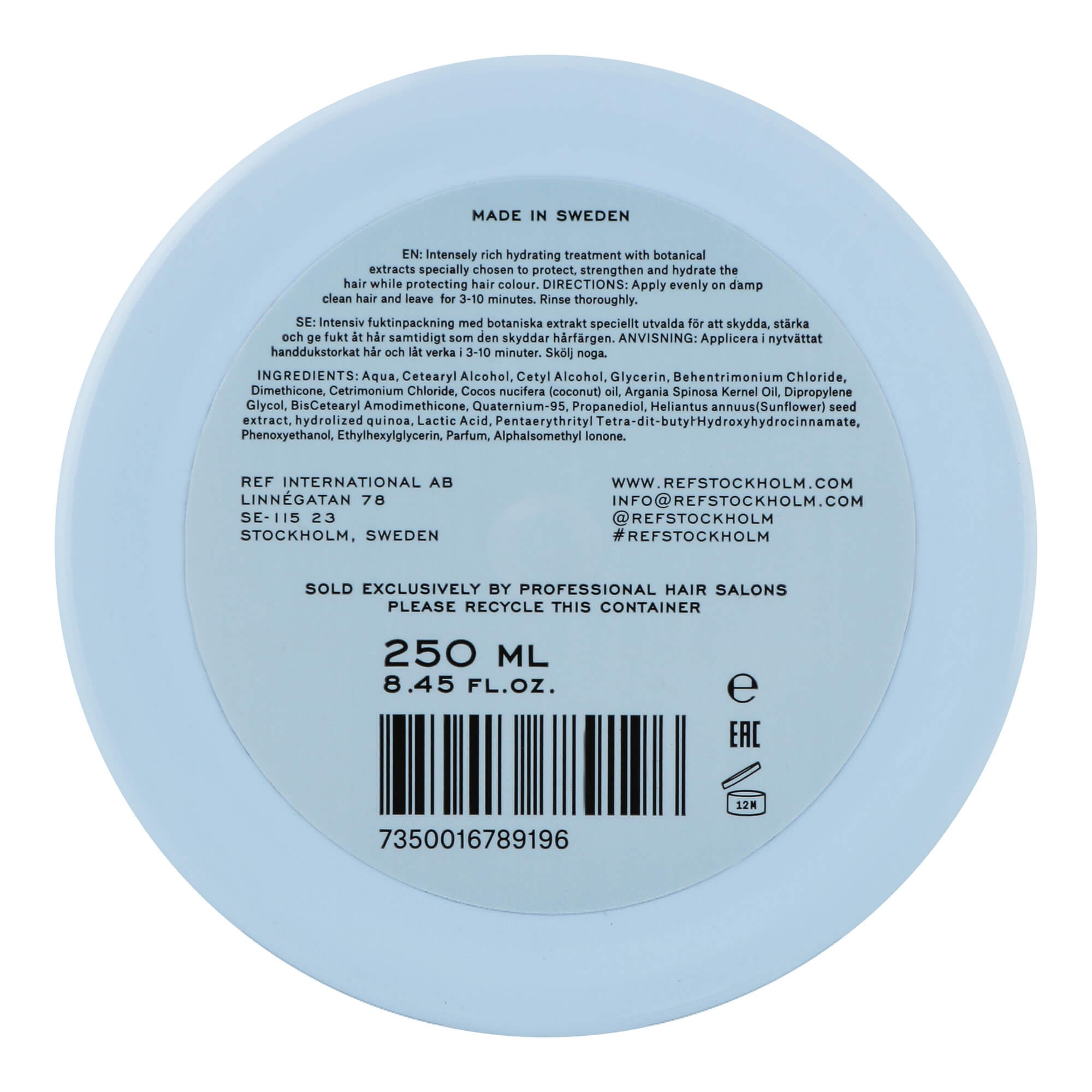 REF Intense Hydrate Masque цена