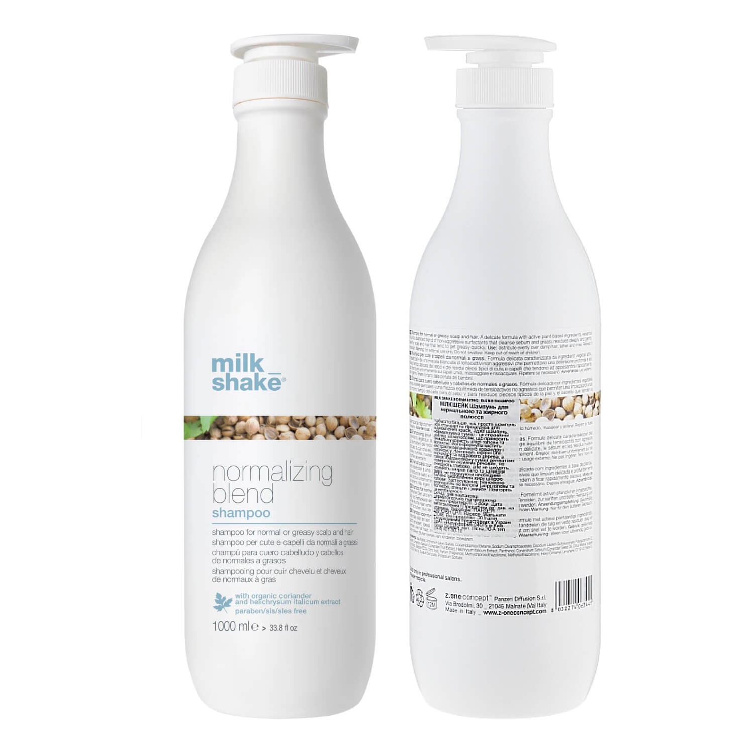 Шампунь для нормальных и жирных волос Milk Shake Normalizing Blend Shampoo