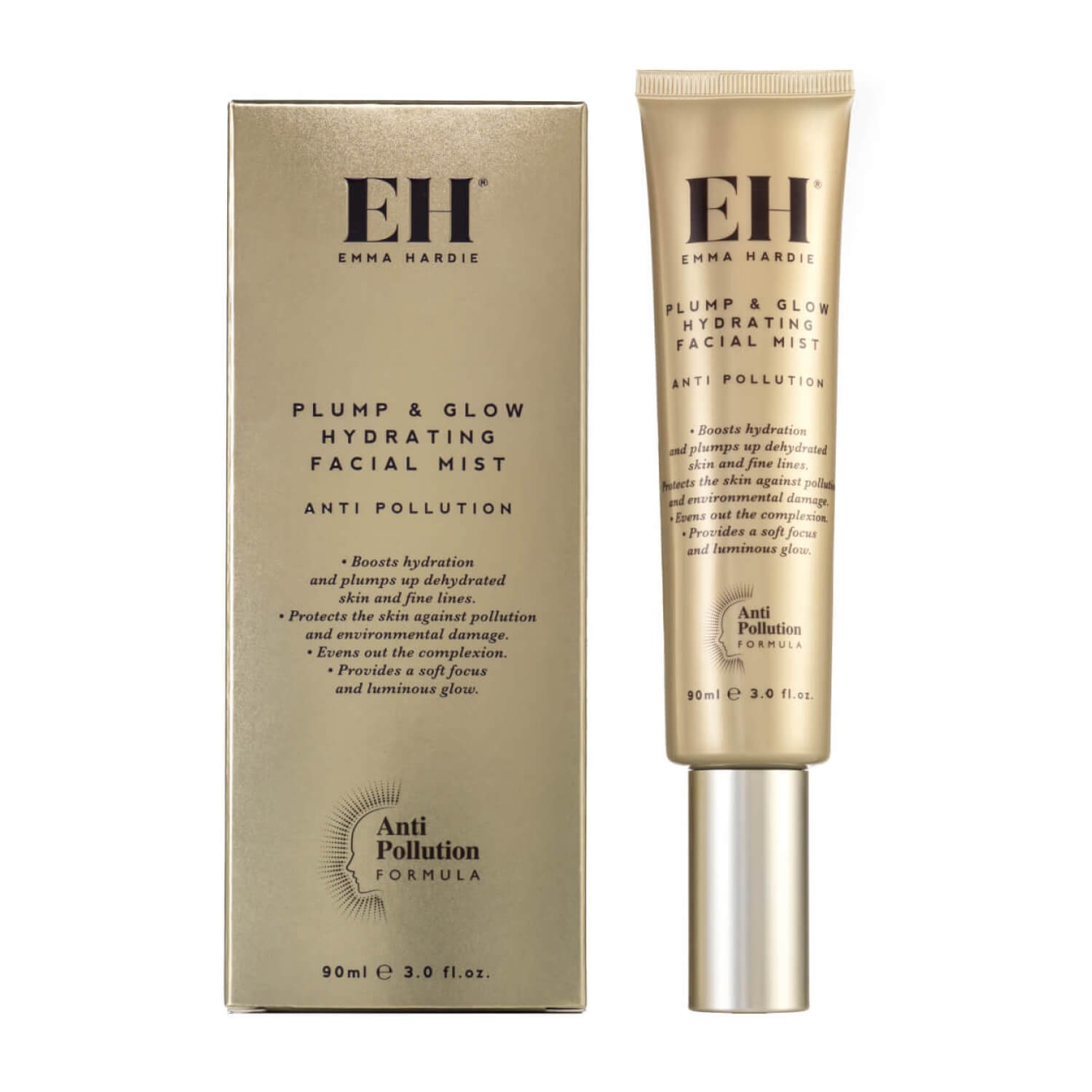Зволожуючий міст для обличчя Emma Hardie Plump & Glow Hydrating Facial Mist 