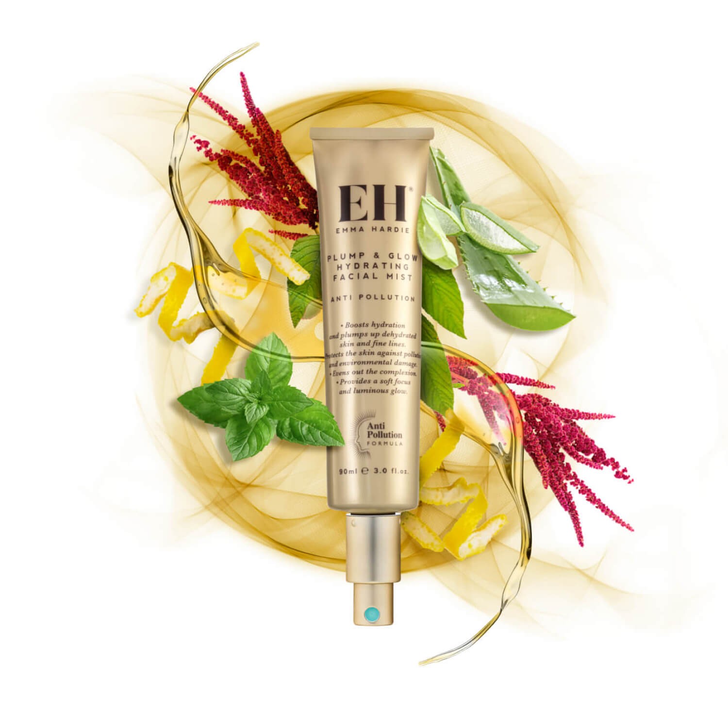 Зволожуючий міст для обличчя Emma Hardie Plump & Glow Hydrating Facial Mist 