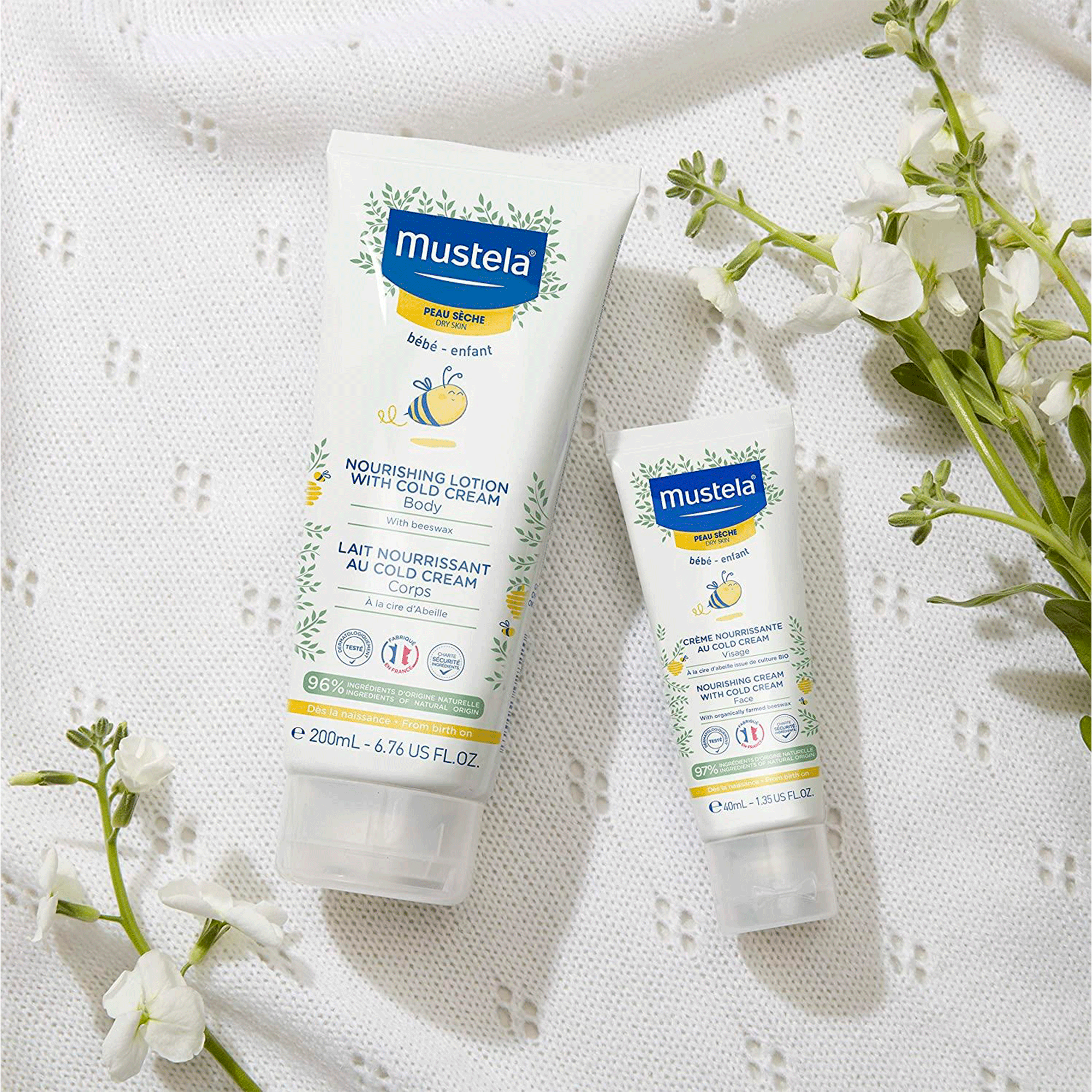 Питательный лосьон для тела с колд-кремом Mustela Nourishing Lotion With Cold Cream