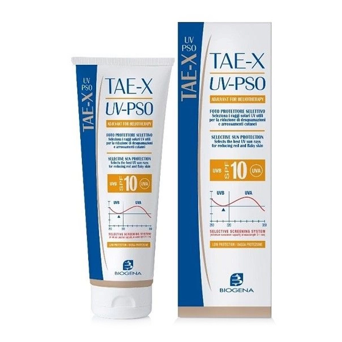 Biogena TAE-X UV-PSO - Сонцезахисний крем для шкіри з псоріазом