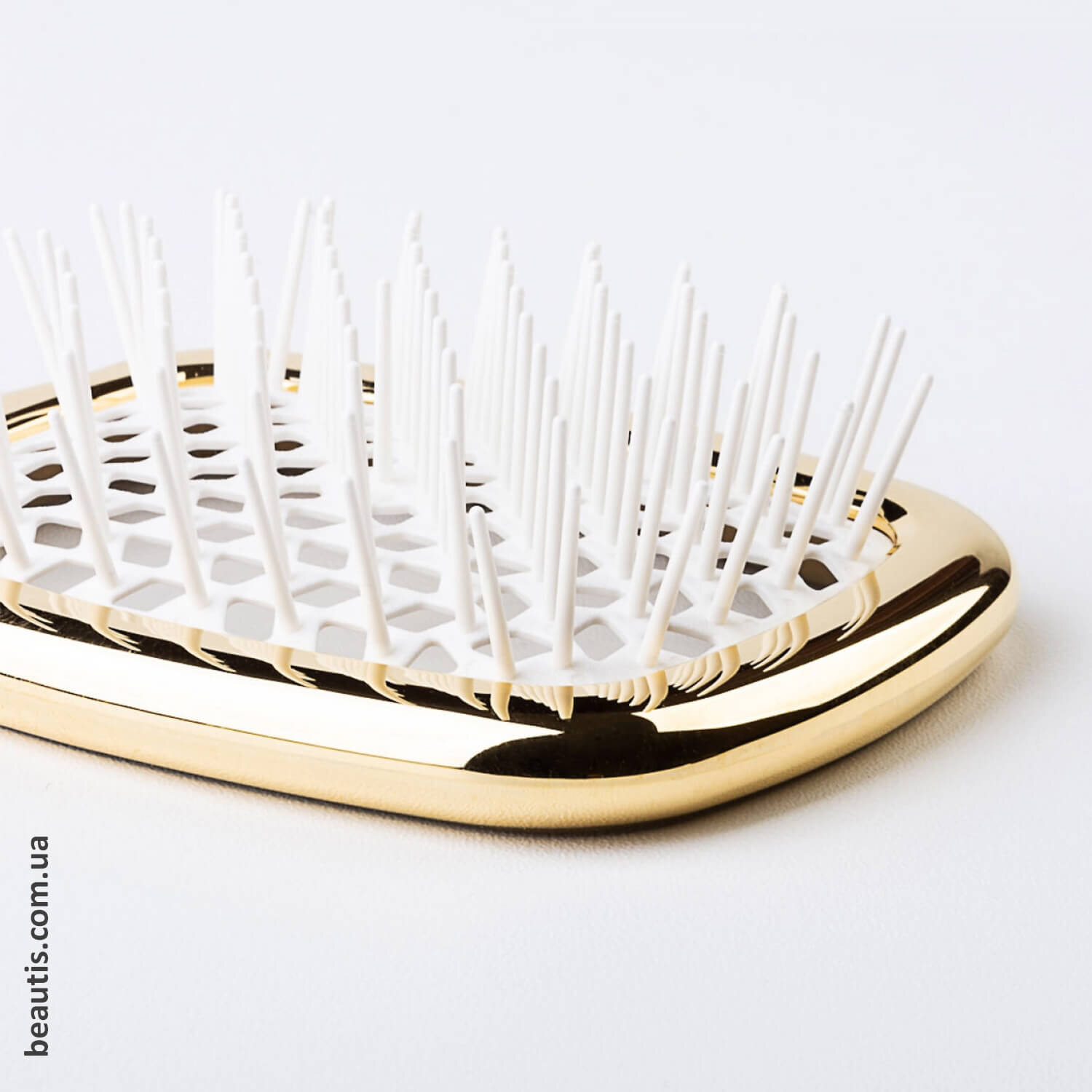 Гребінець золотий з білим Janeke Superbrush Standart Gold with White
