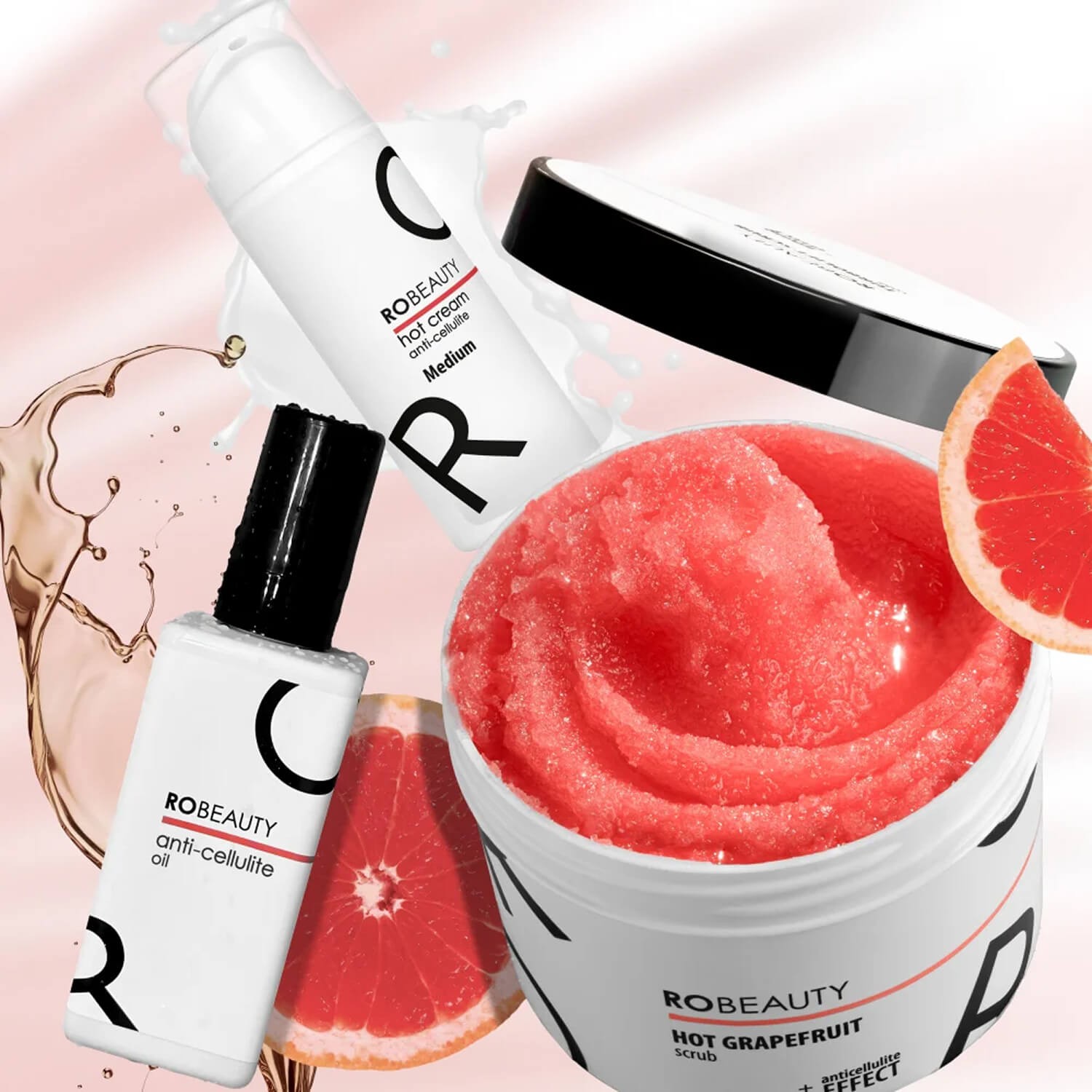 Грейпфрутовий антицелюлітний скраб Robeauty Me Hot Grapefruit Scrub