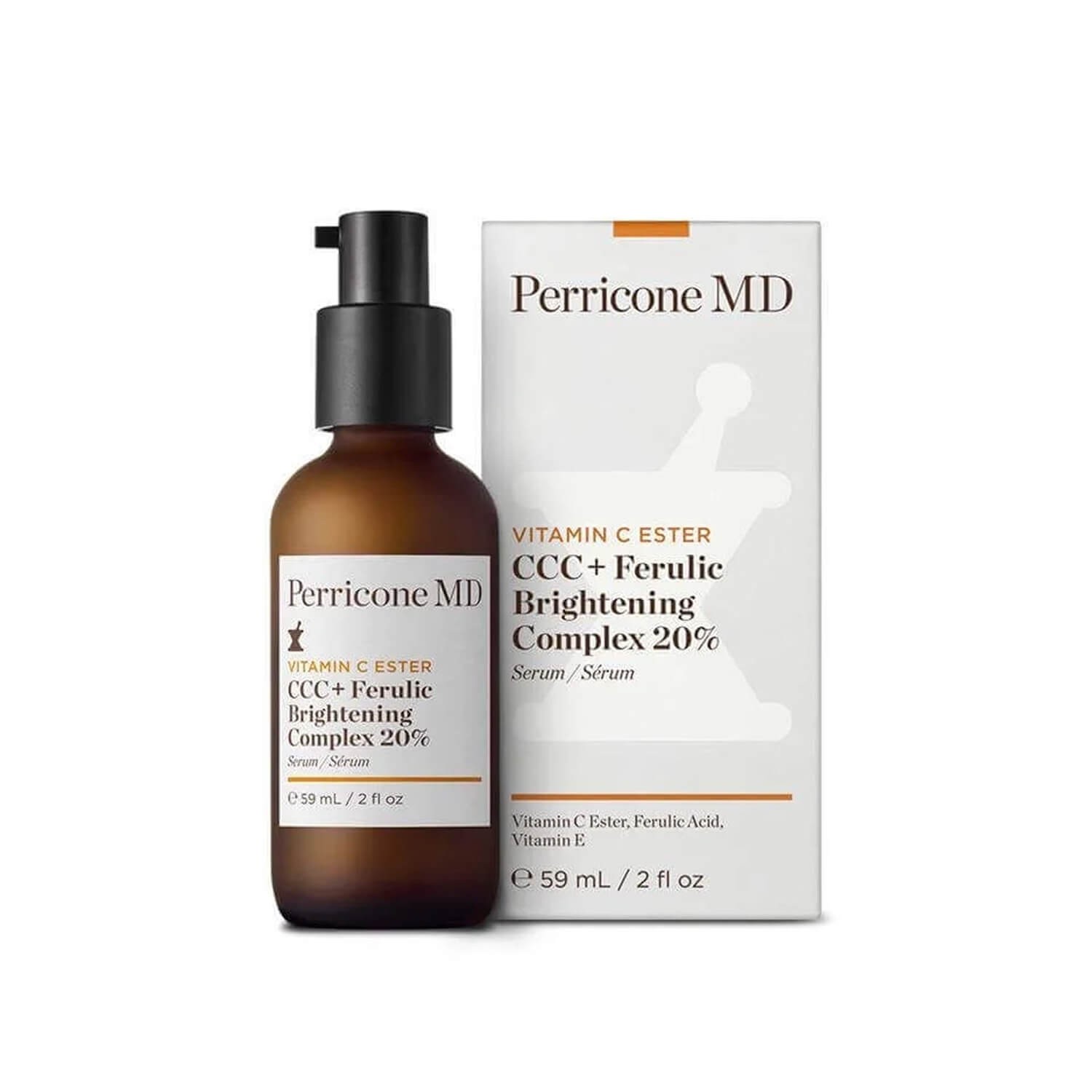 Сироватка з вітаміном С 20% та феруловою кислотою Perricone MD Vit C Ester CCC + Ferulic Brightening Complex 20%