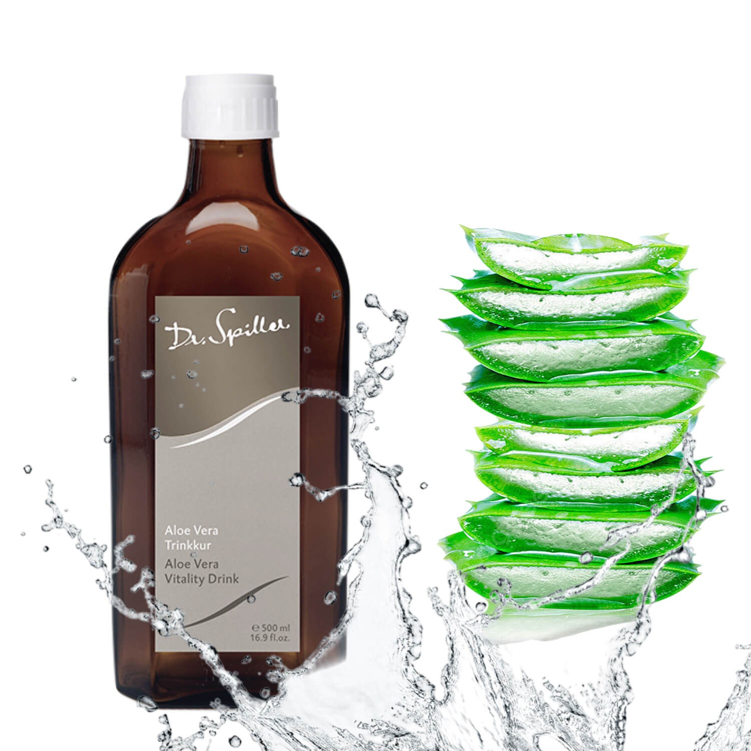 Питьевой коктейль с натуральным соком алоэ вера Dr.Spiller Aloe Vera Vitality Drink