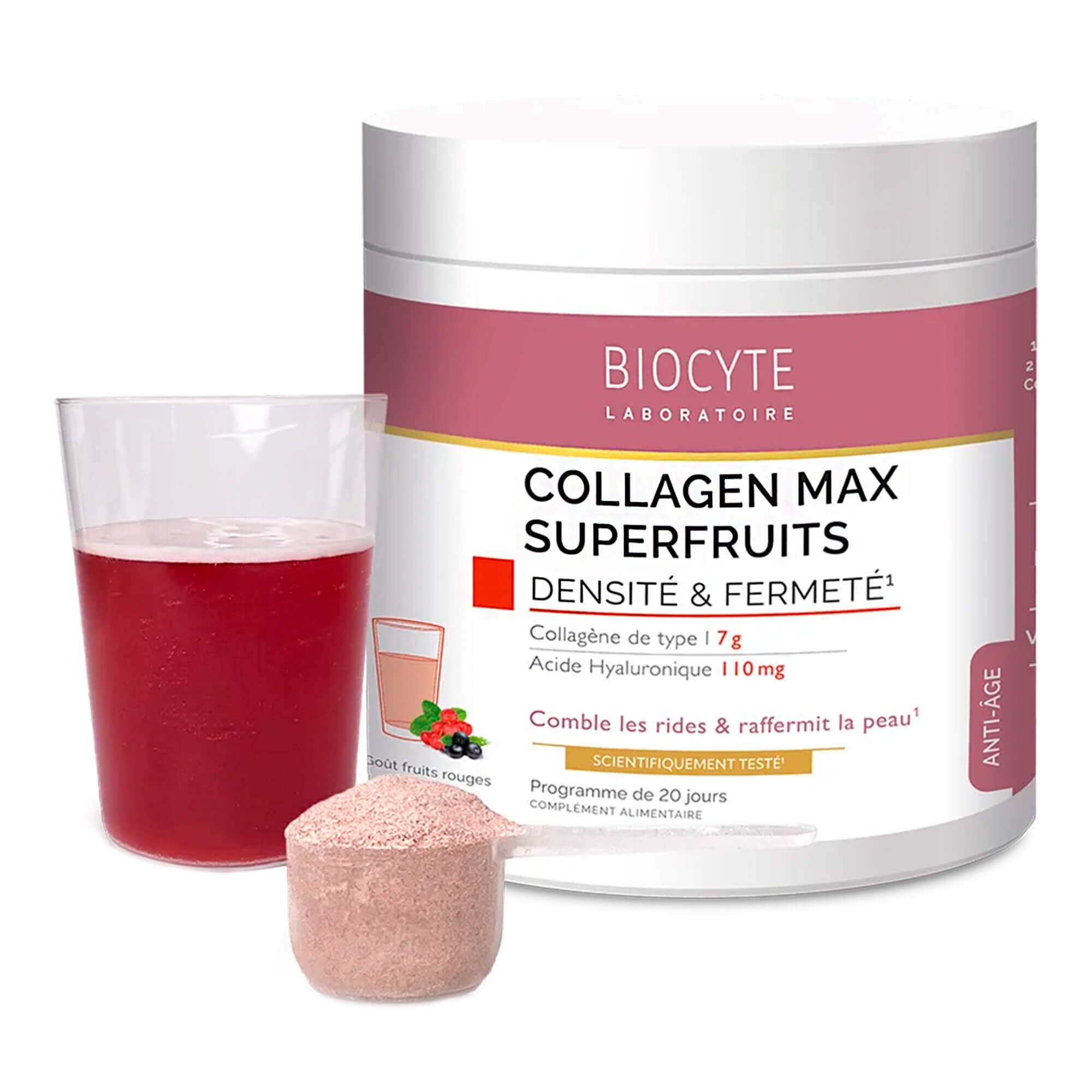 Biocyte Пищевая добавка Бустер, коллаген 7 г + ГК + витамины