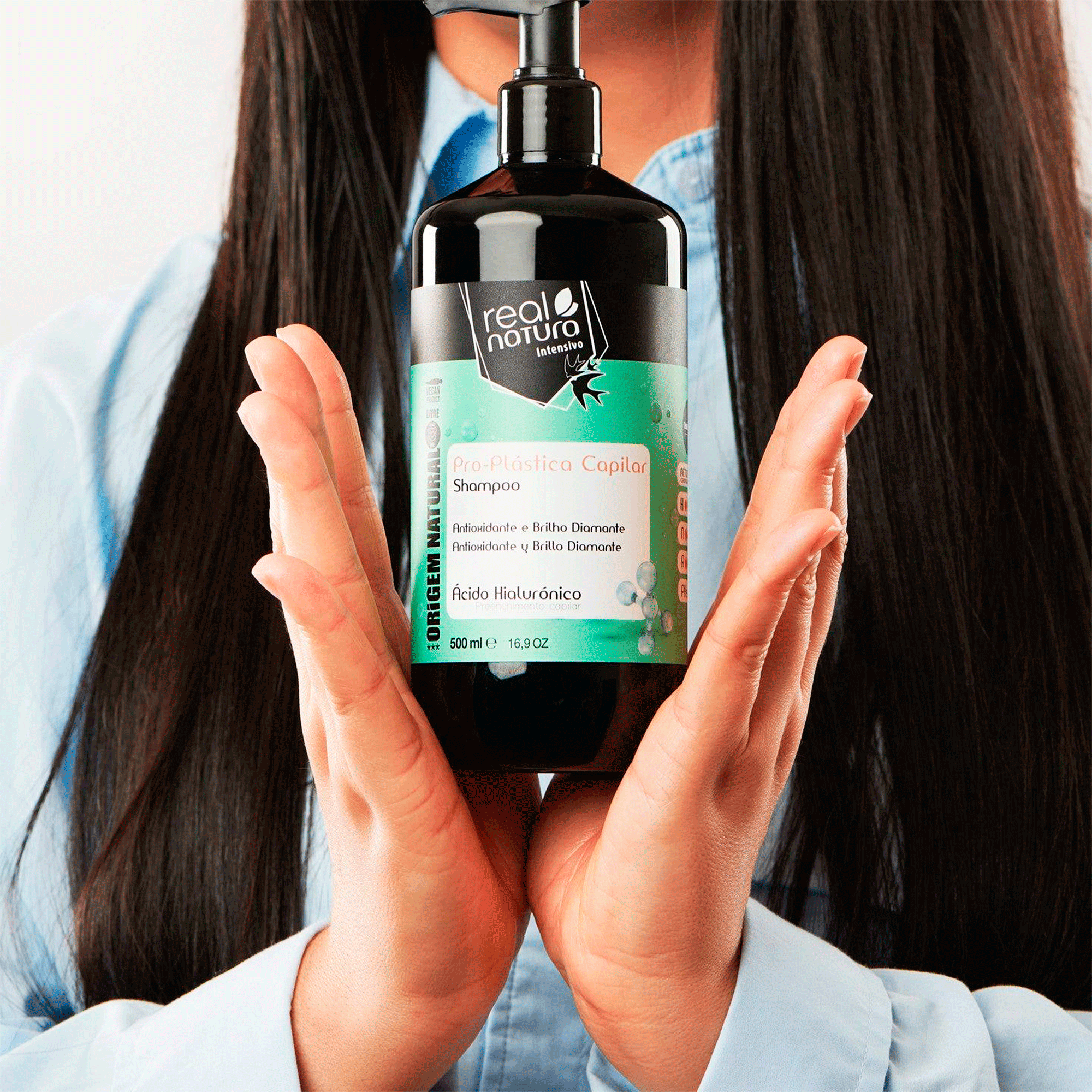 Шампунь для увлажнения и восстановления Real Natura Sem Sal Pro-Plástica Capilar Shampoo