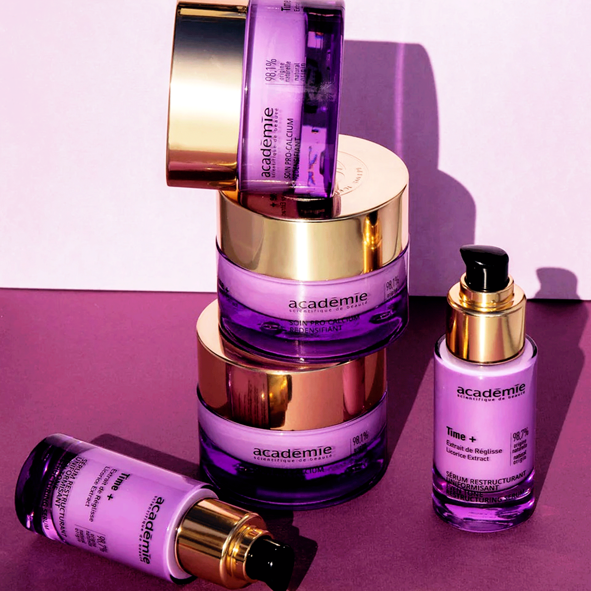 Коригуюча сироватка для вирівнювання тону Academie Time+ Even Tone Restructuring Serum