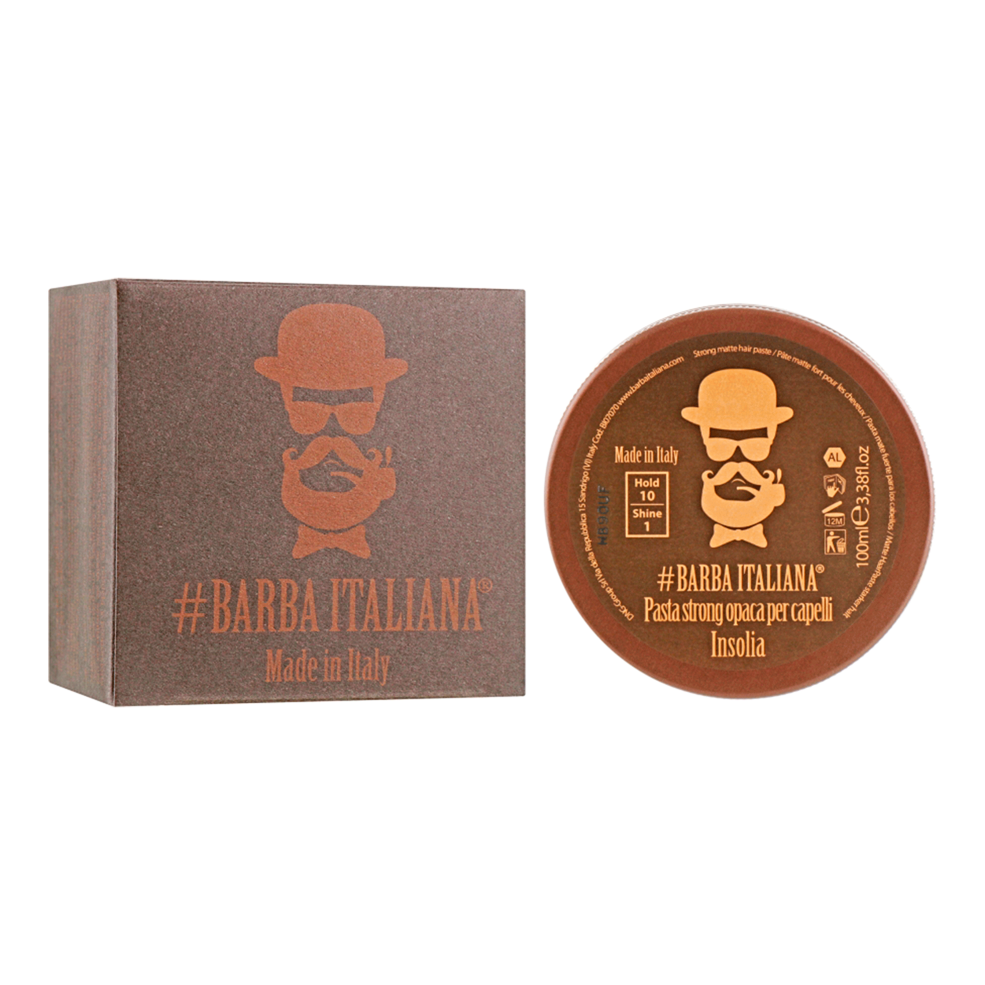 Паста для волосся Barba Italiana Strong Matte Hair Paste Insolia