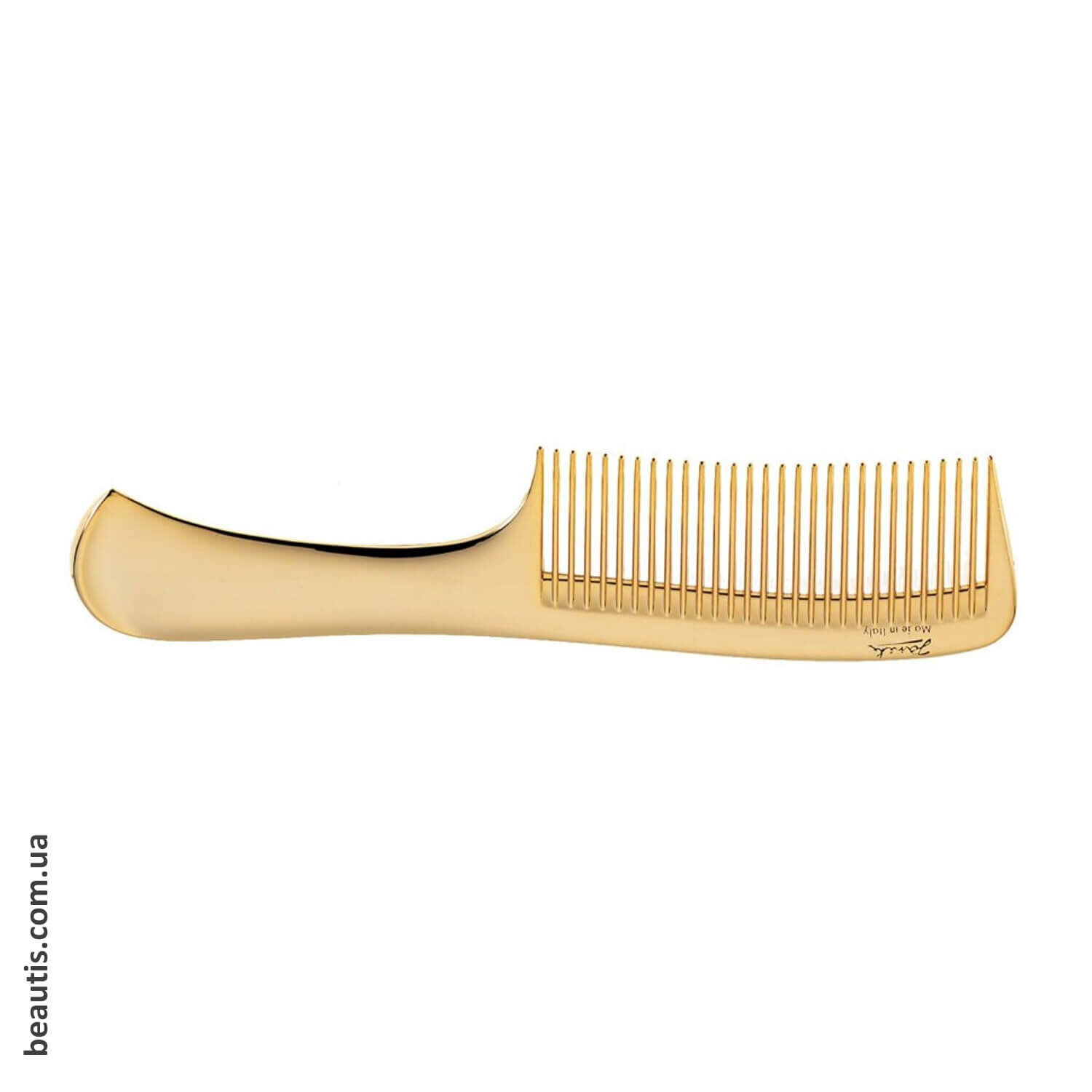 Гребінець золотистий з ручкою Janeke Golden Hairbrush