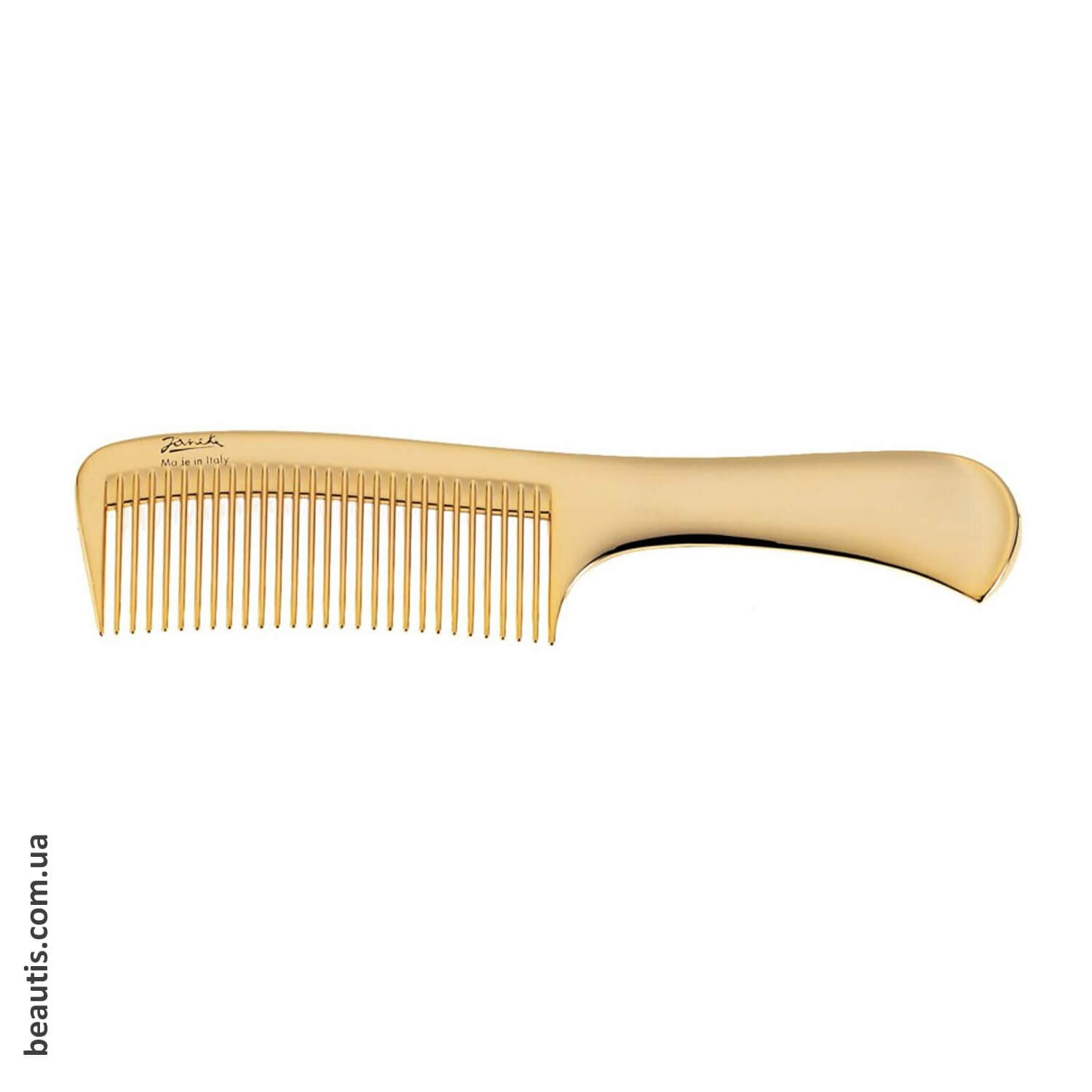 Гребінець золотистий з ручкою Janeke Golden Hairbrush