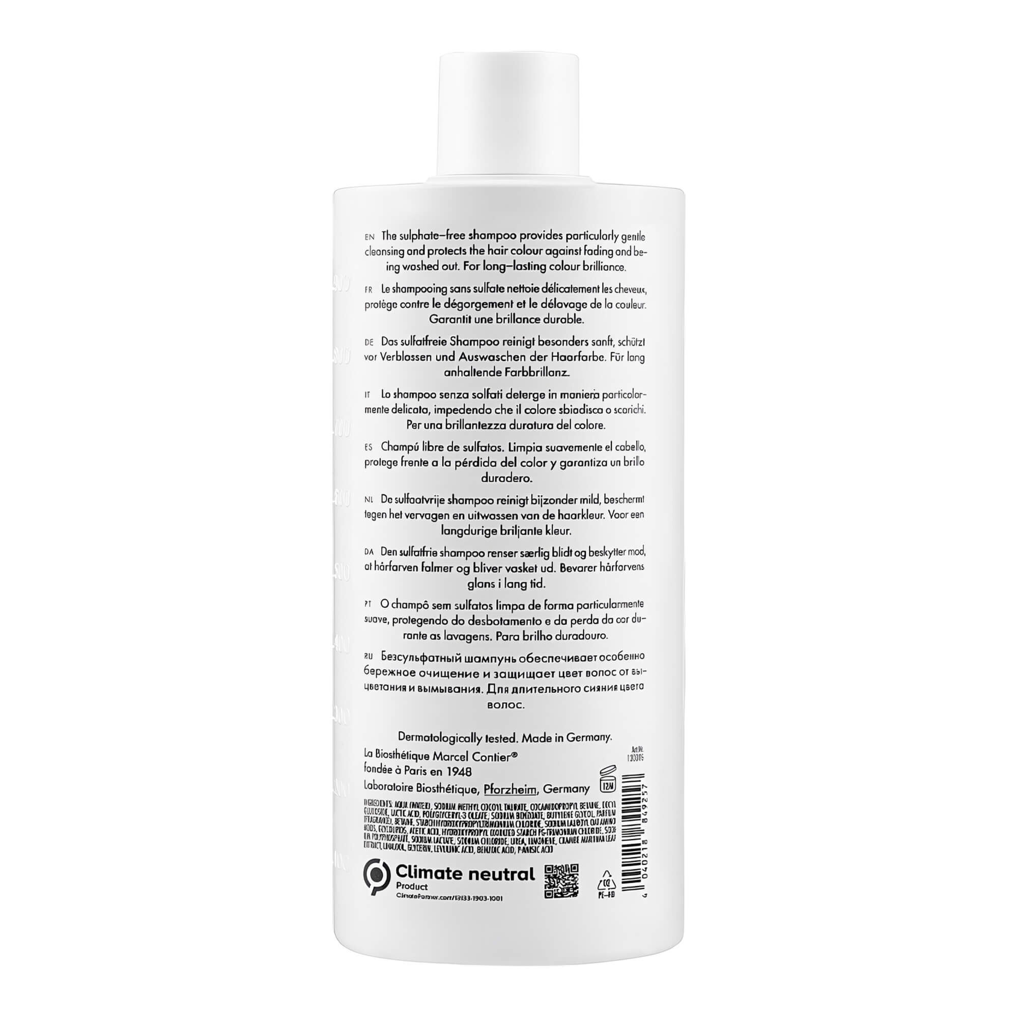 Шампунь для відновлення кольору та блиску La Biosthetique Shine Restoring Shampoo