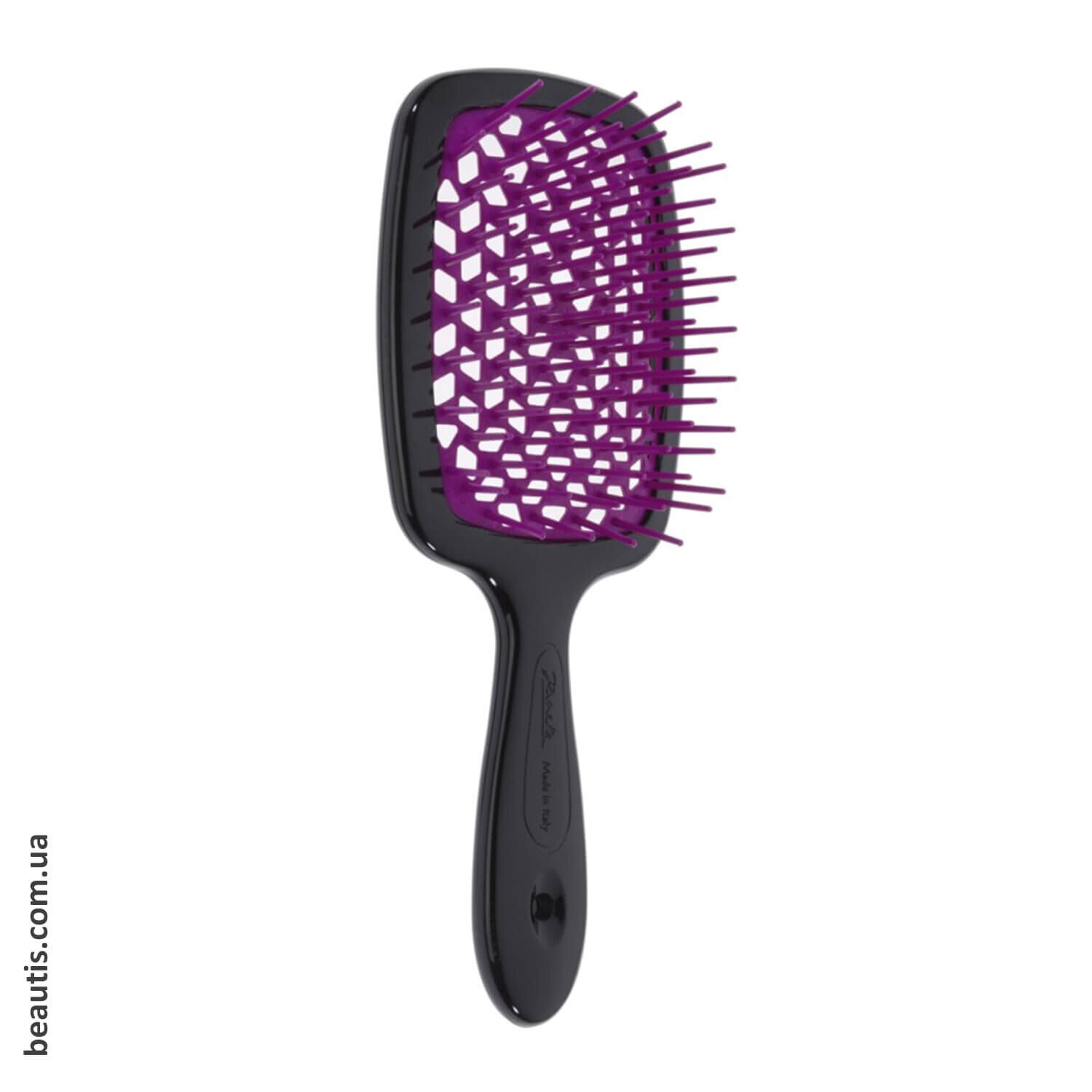 Расческа Janeke Superbrush Standart Black Fuchsia (черный-фуксия)