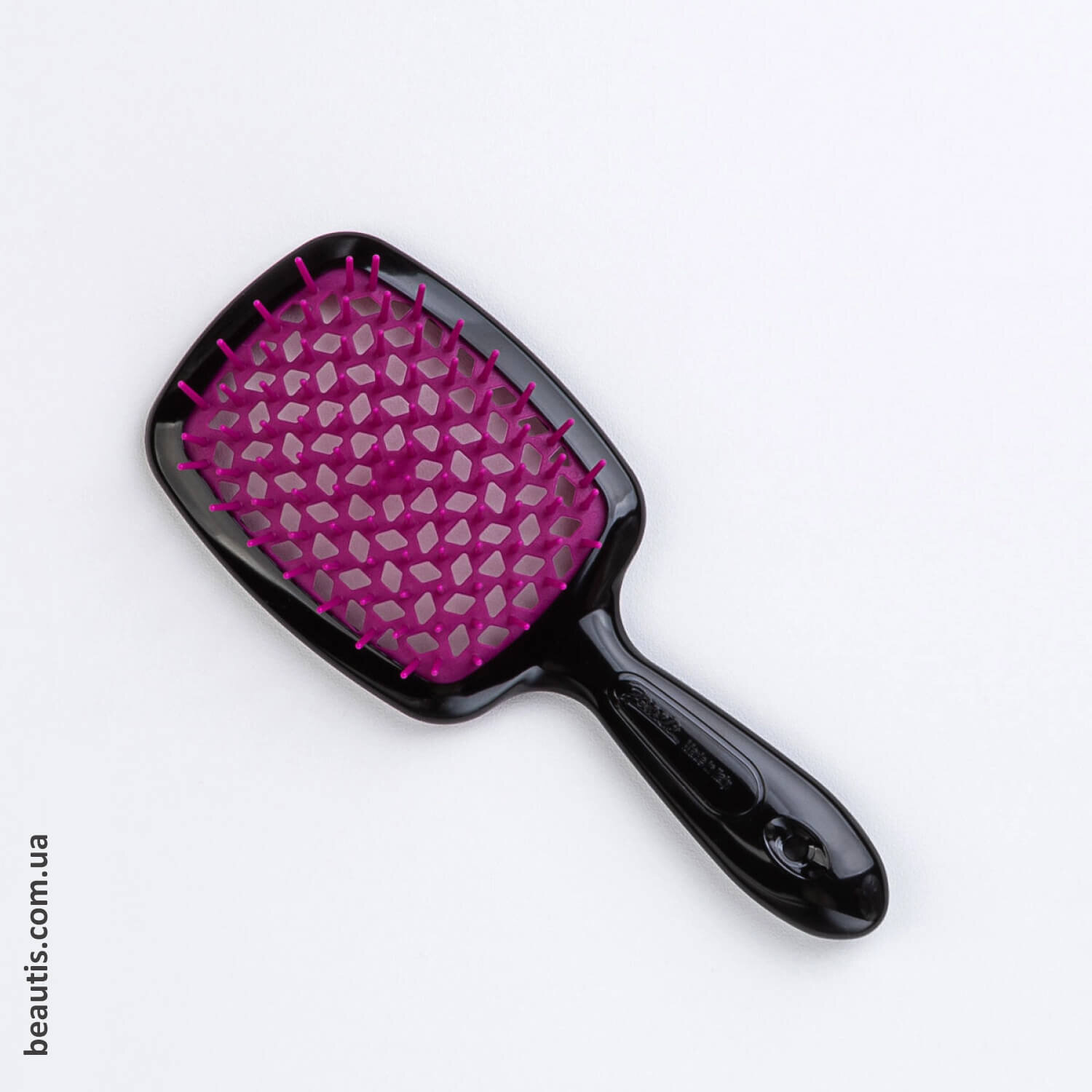 Расческа Janeke Superbrush Standart Black Fuchsia (черный-фуксия)