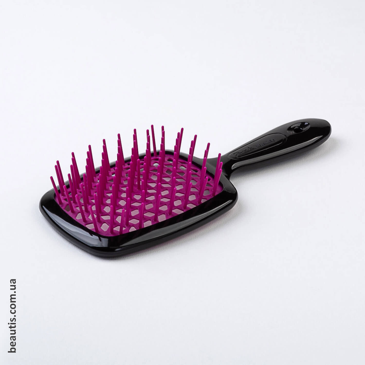 Расческа Janeke Superbrush Standart Black Fuchsia (черный-фуксия)