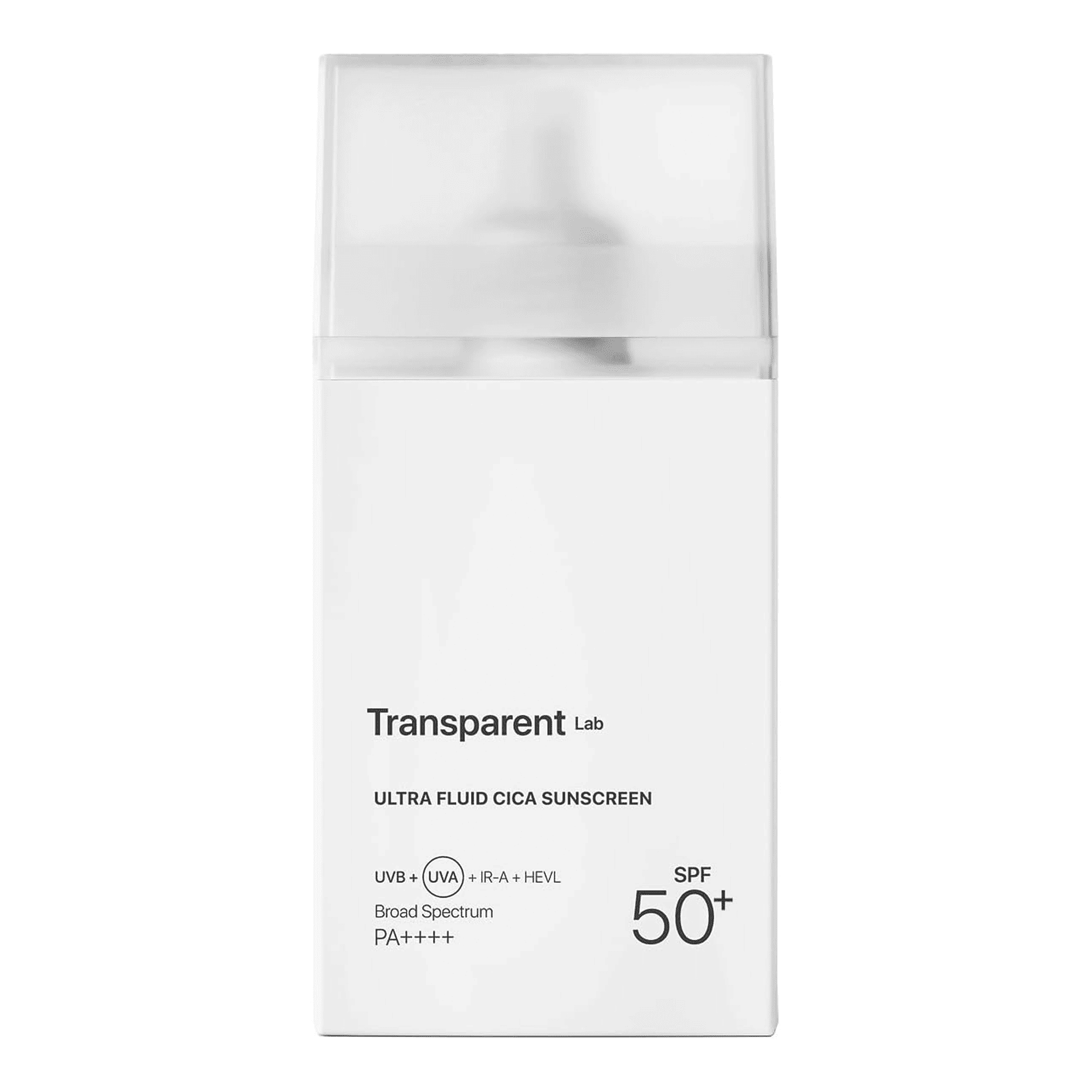 Transparent Lab Ультра легкий солнцезащитный крем с центелой