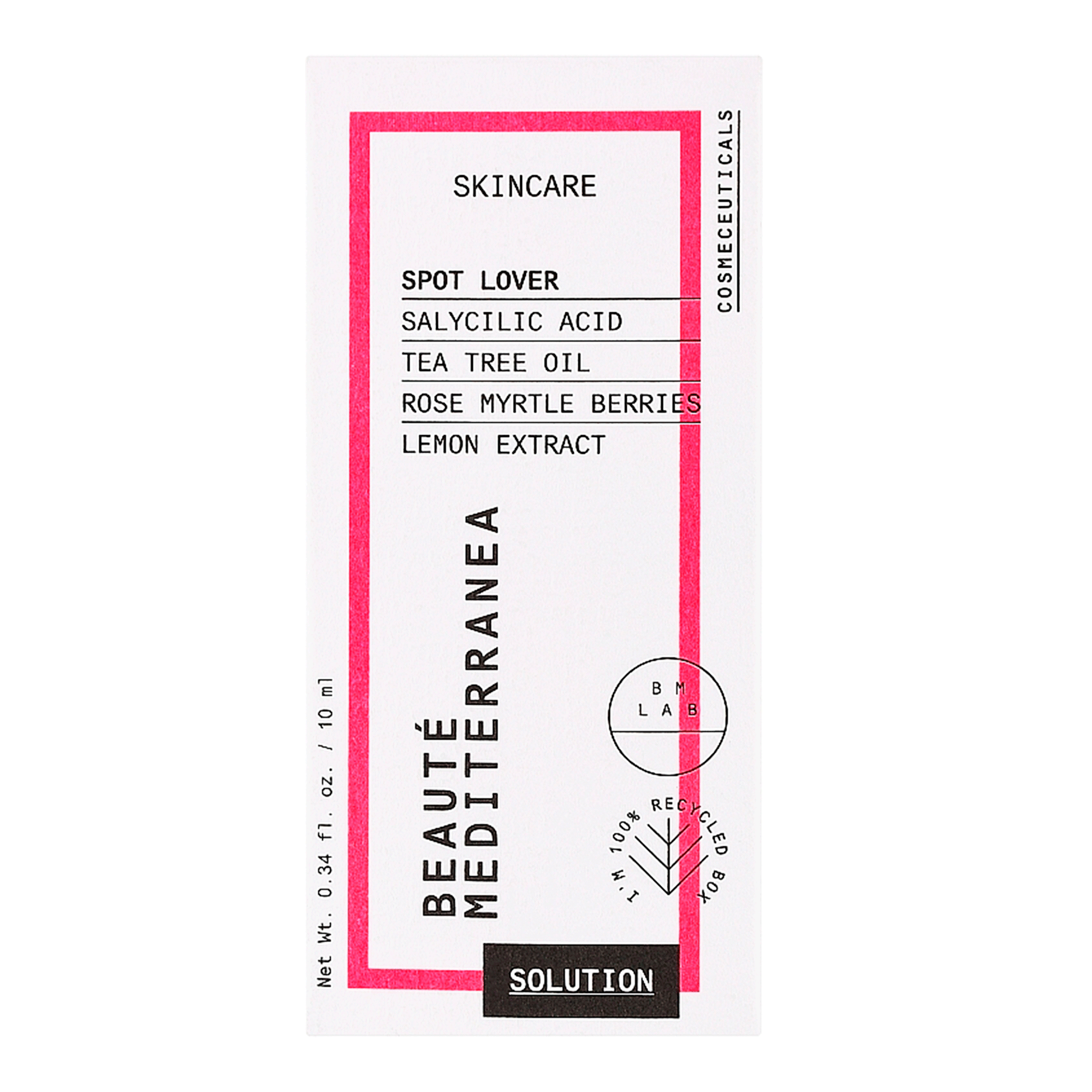 Кульковий засіб локальної дії Beaute Mediterranea Spot Lover Roll-On